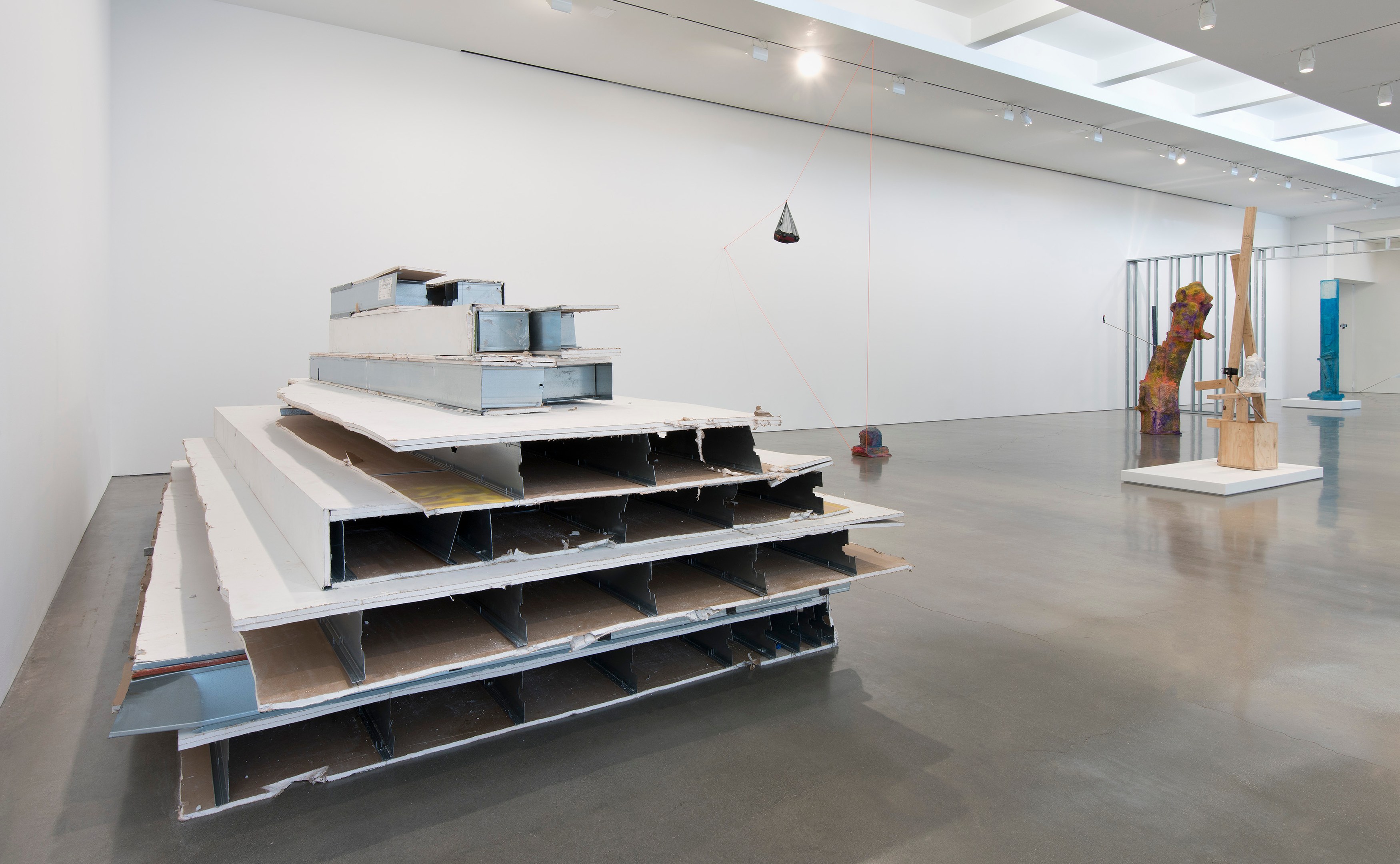 Rachel Harrison, Three Young Framers at Regen Projects, photo 40