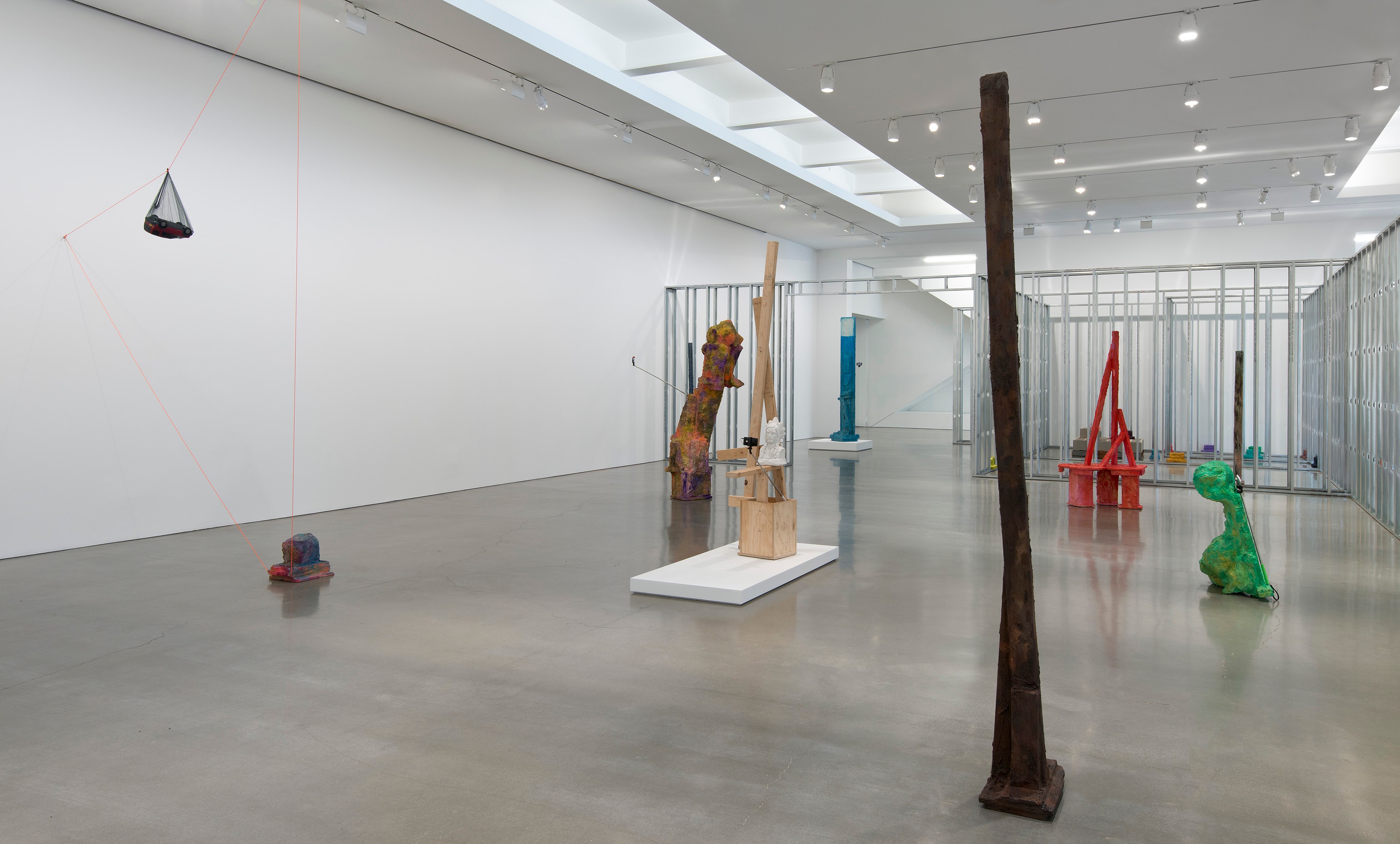 Rachel Harrison, Three Young Framers at Regen Projects, photo 43