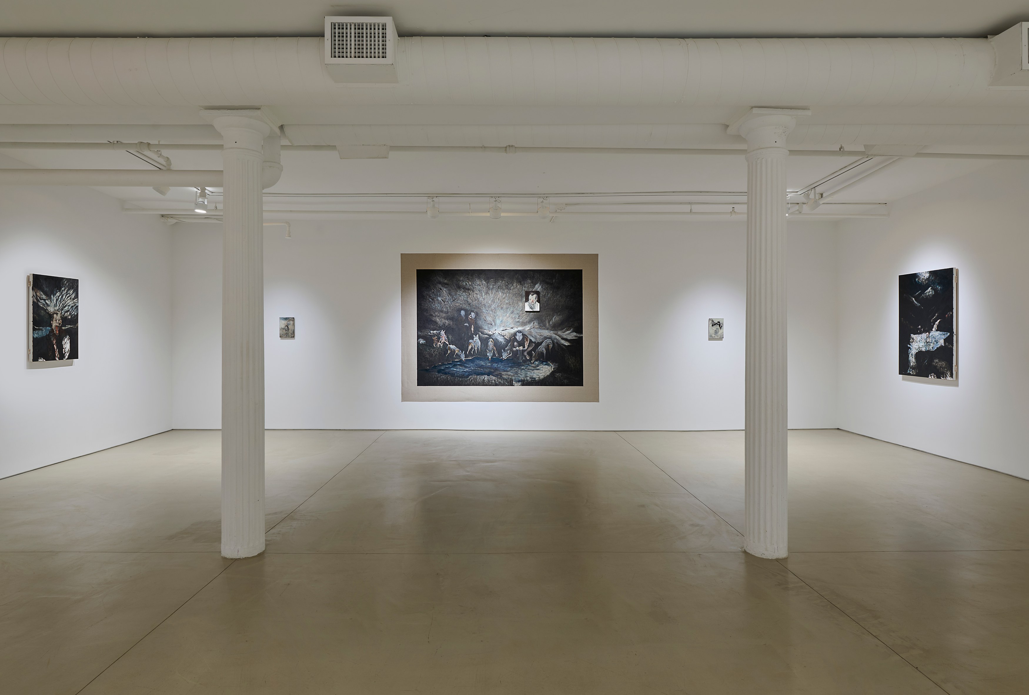 Nika Kutateladze, A Man, a Calf, and Another Man at Mendes Wood DM, photo 2