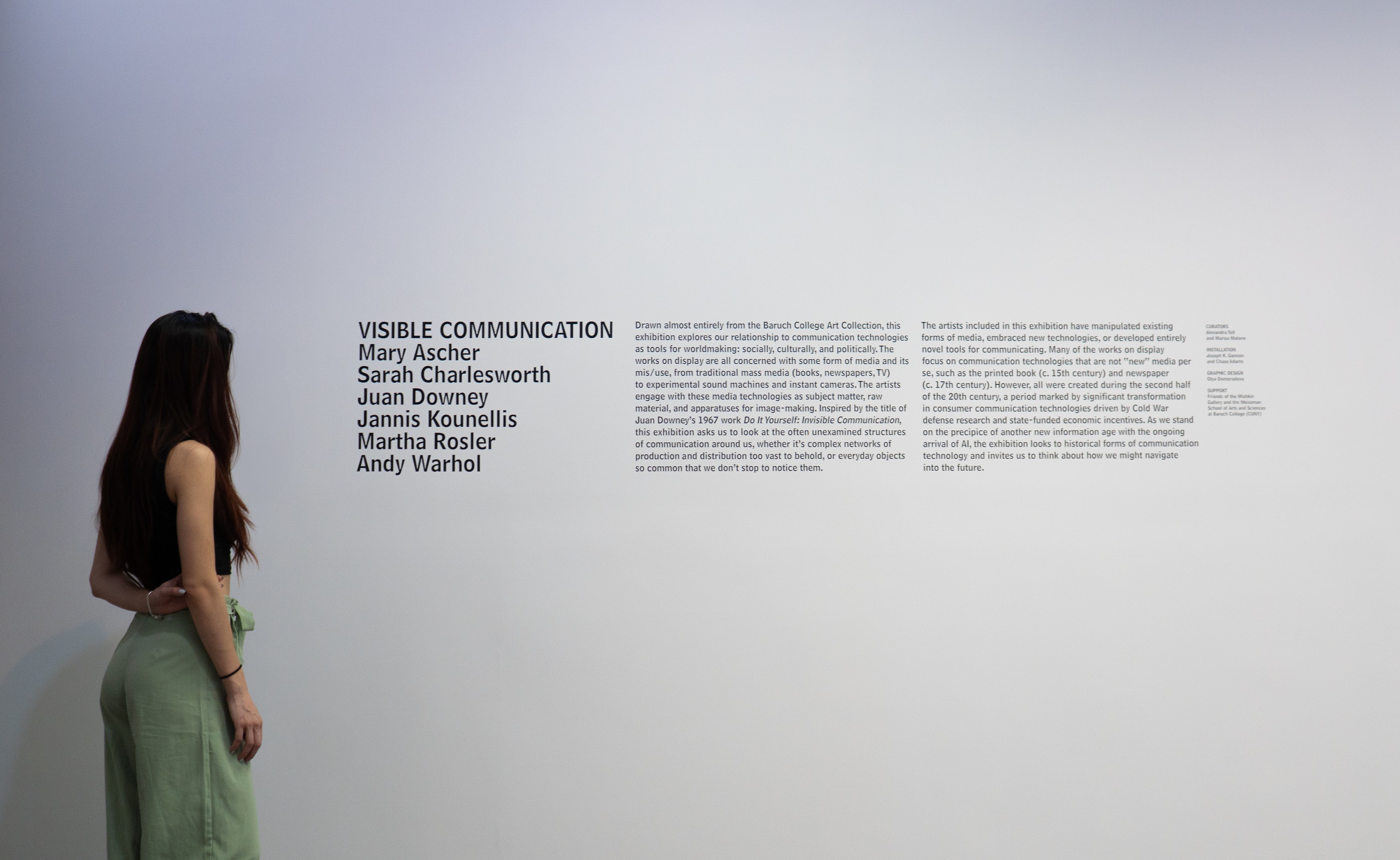 Visible Communication, Visible Communication at Mishkin Gallery, Baruch College, photo 3