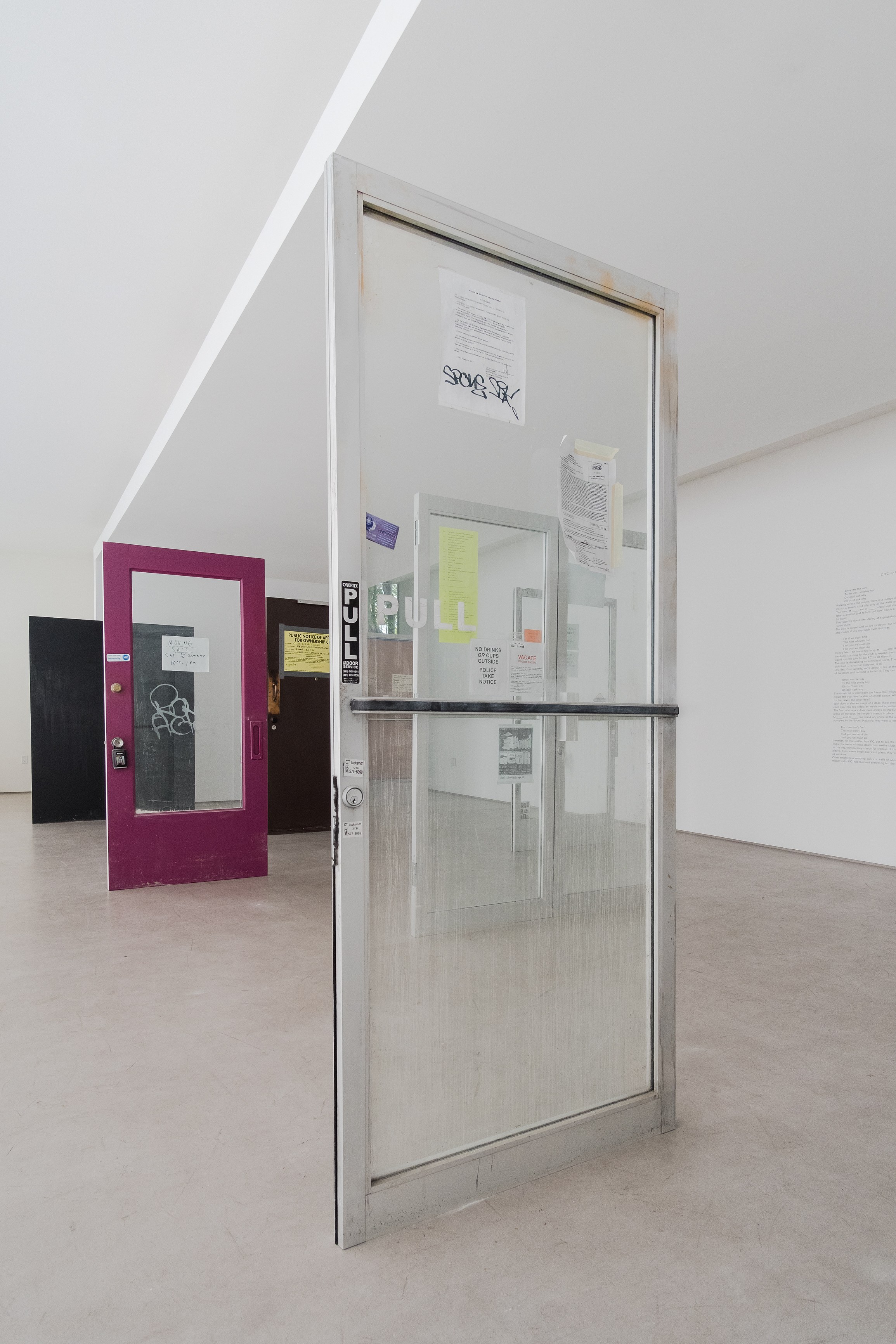 Fiona Connor, Closed Down Clubs at TV Bar, Berlin; Gidree Bawlee Foundation of Arts, Dhaka; 16/16, Lagos; Casa Pani, Mexico City; Honey's, New York; LAMYLAND, Paris; Caracol, São Paulo; Club All, Shanghai; Pejman Foundation, Tehran; Fig., Tokyo; Der TANK, Basel; SCHLOSS, Oslo; MAK Center f, photo 8