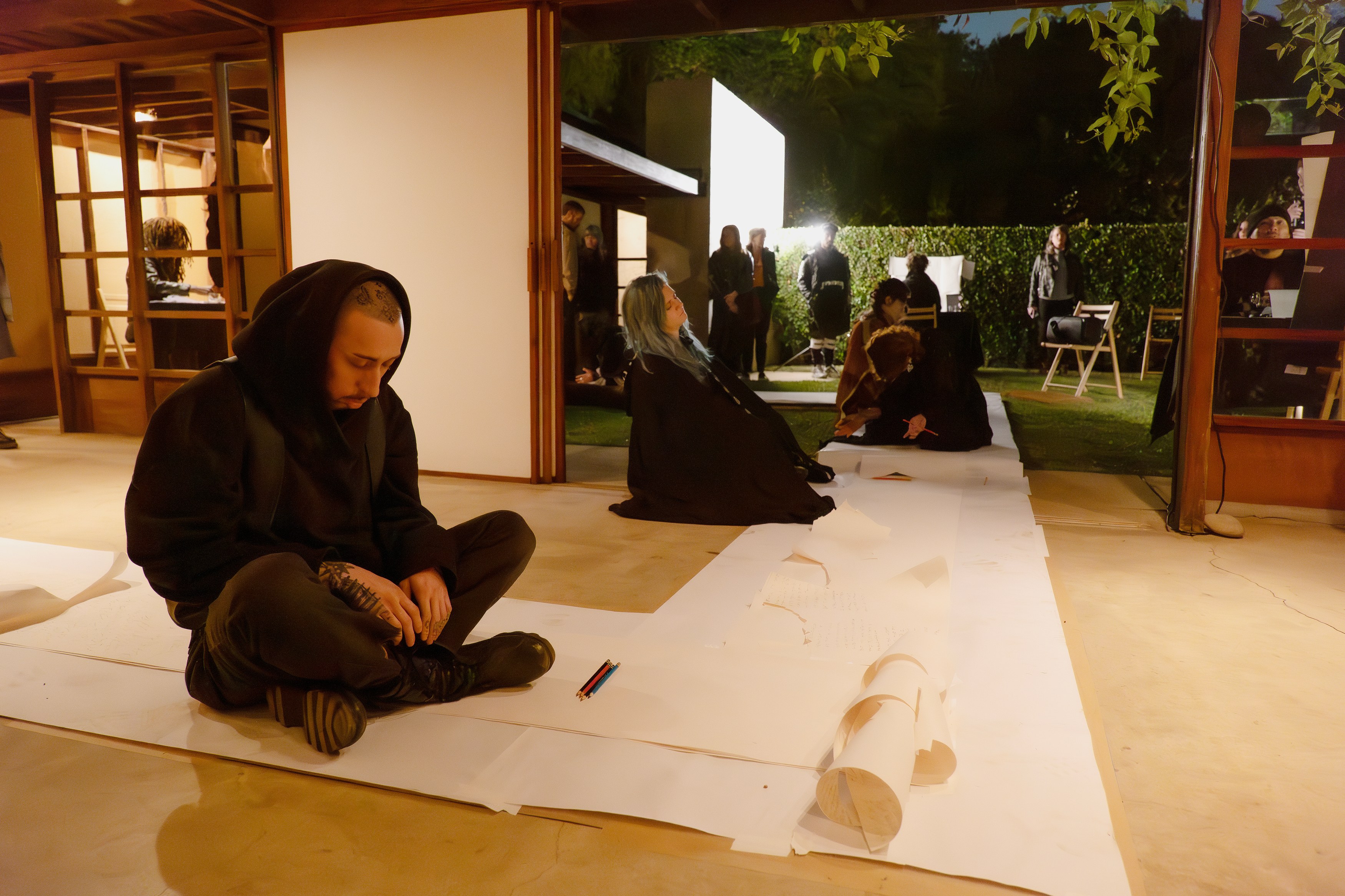 Ron Athey, Gifts of the Spirit: Automatic Writing Workshop and Performance at TV Bar, Berlin; Gidree Bawlee Foundation of Arts, Dhaka; 16/16, Lagos; Casa Pani, Mexico City; Honey's, New York; LAMYLAND, Paris; Caracol, São Paulo; Club All, Shanghai; Pejman Foundation, Tehran; Fig., Tokyo; Der TANK, Basel; SCHLOSS, Oslo; MAK Center f, photo 13