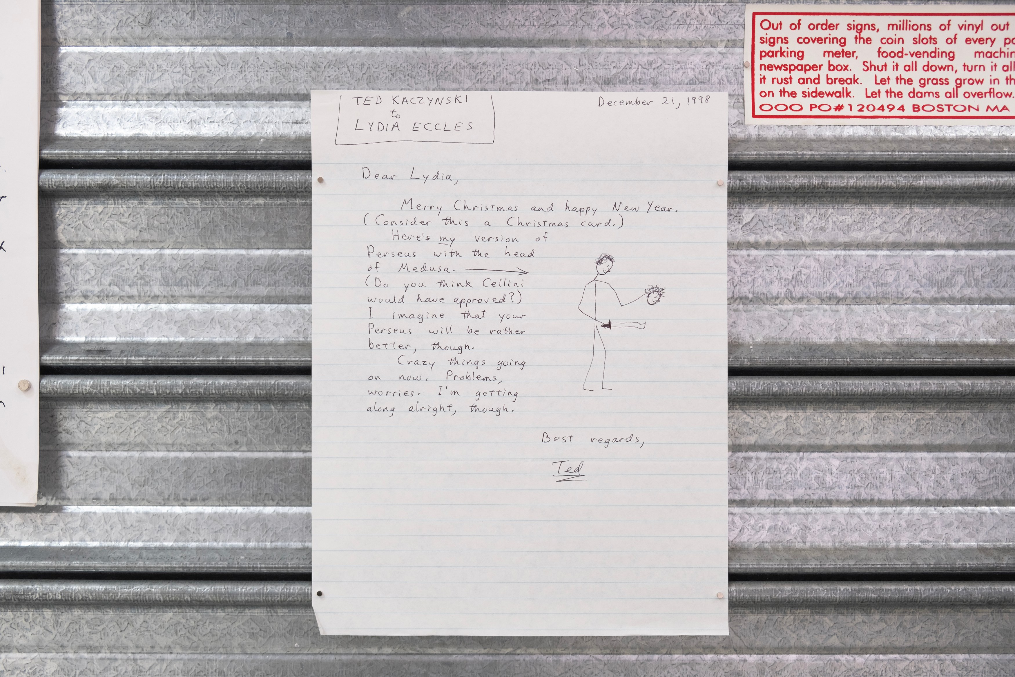 Lydia Eccles, Jokes about bombs will not be taken lightly. at Goswell Road, photo 26