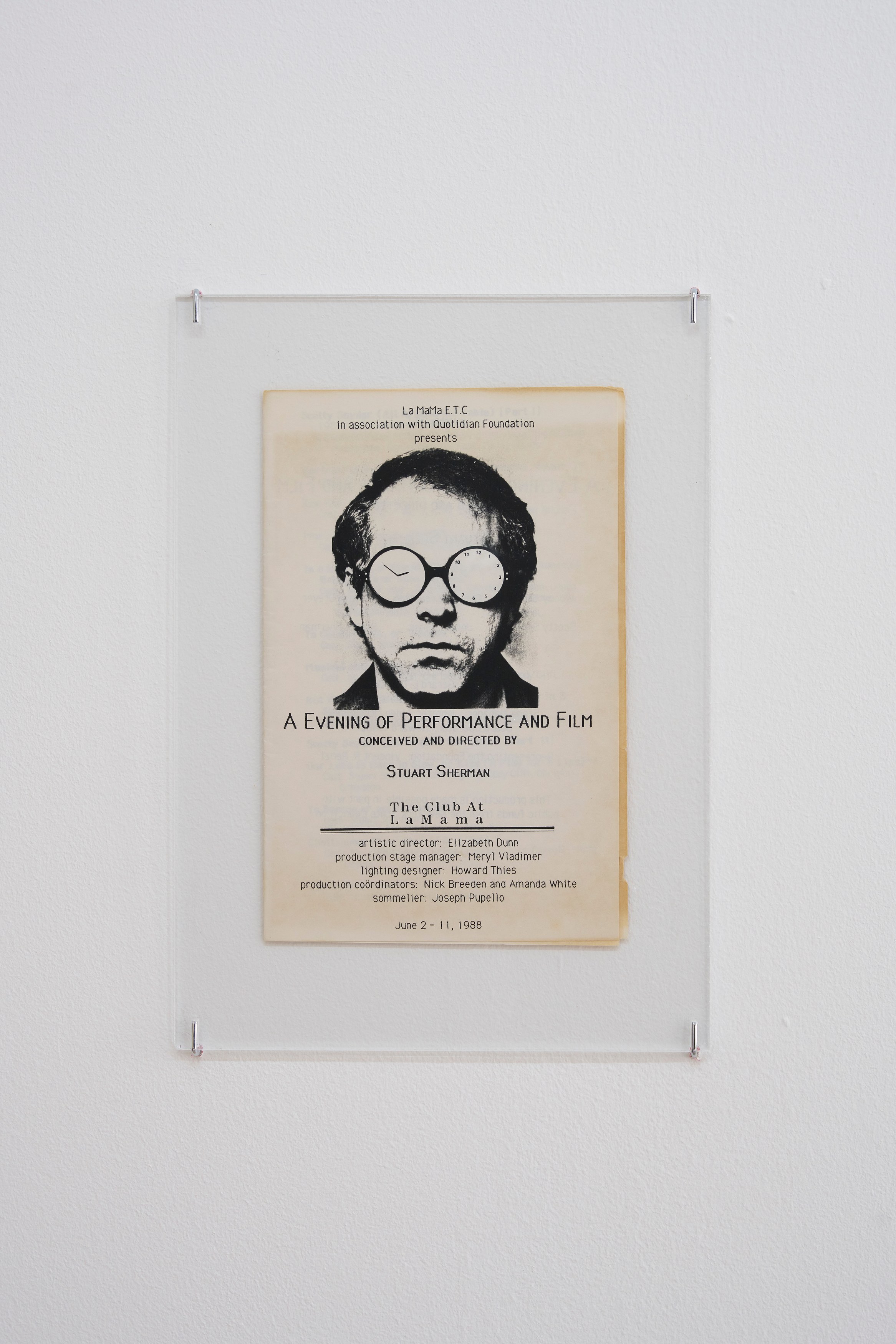 Stuart Sherman, Tenth Spectacle (Portraits of Places) at Gestures, photo 4
