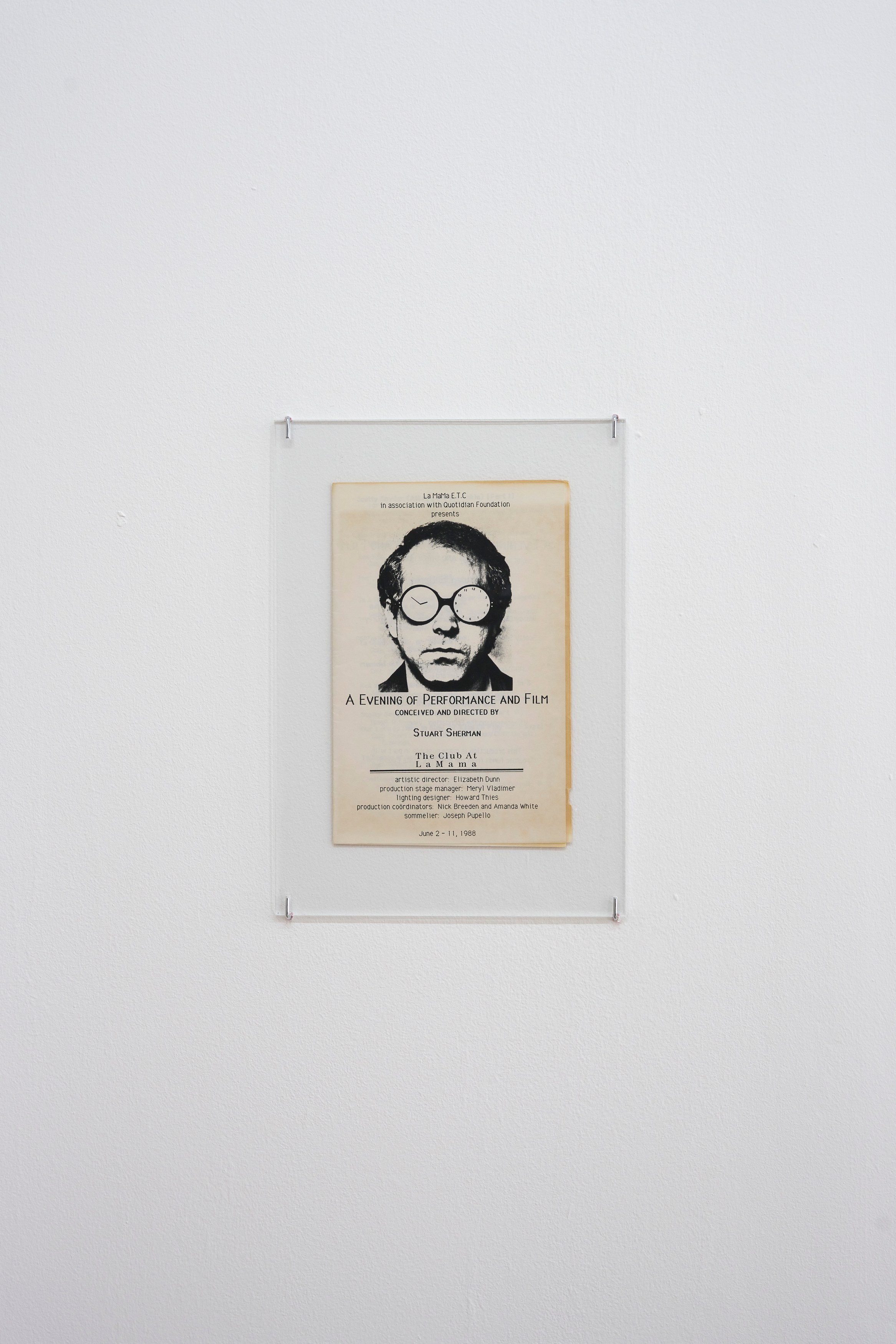 Stuart Sherman, Tenth Spectacle (Portraits of Places) at Gestures, photo 5