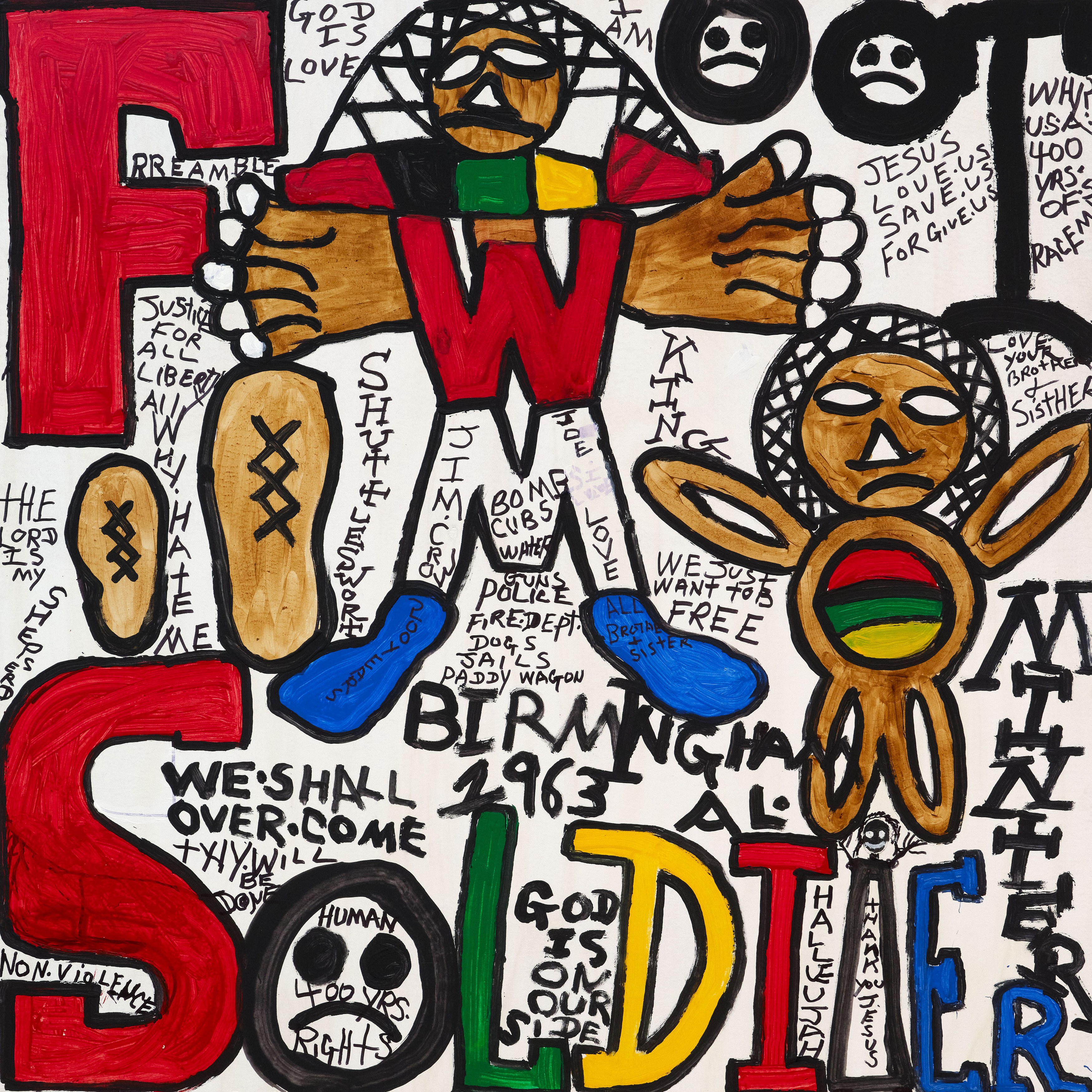 Joe Minter, Free Labor at Parker Gallery, photo 18