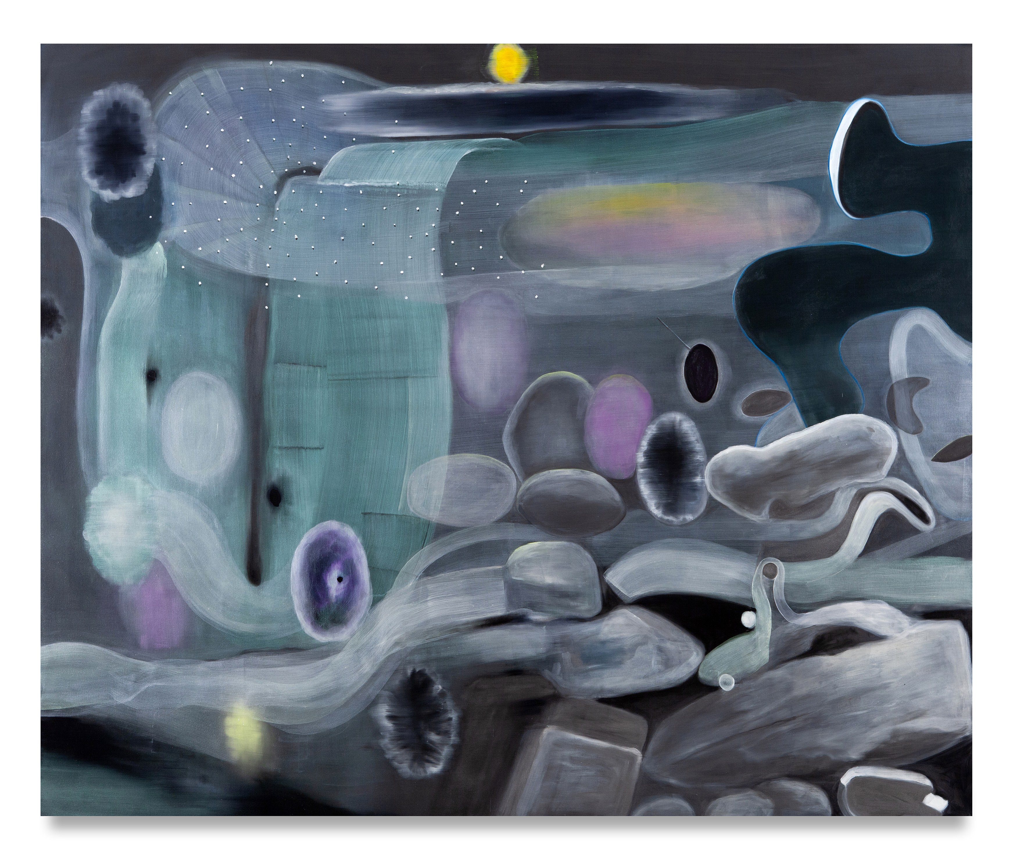 Ross Bleckner, It Used to Be at Capitain Petzel, photo 18