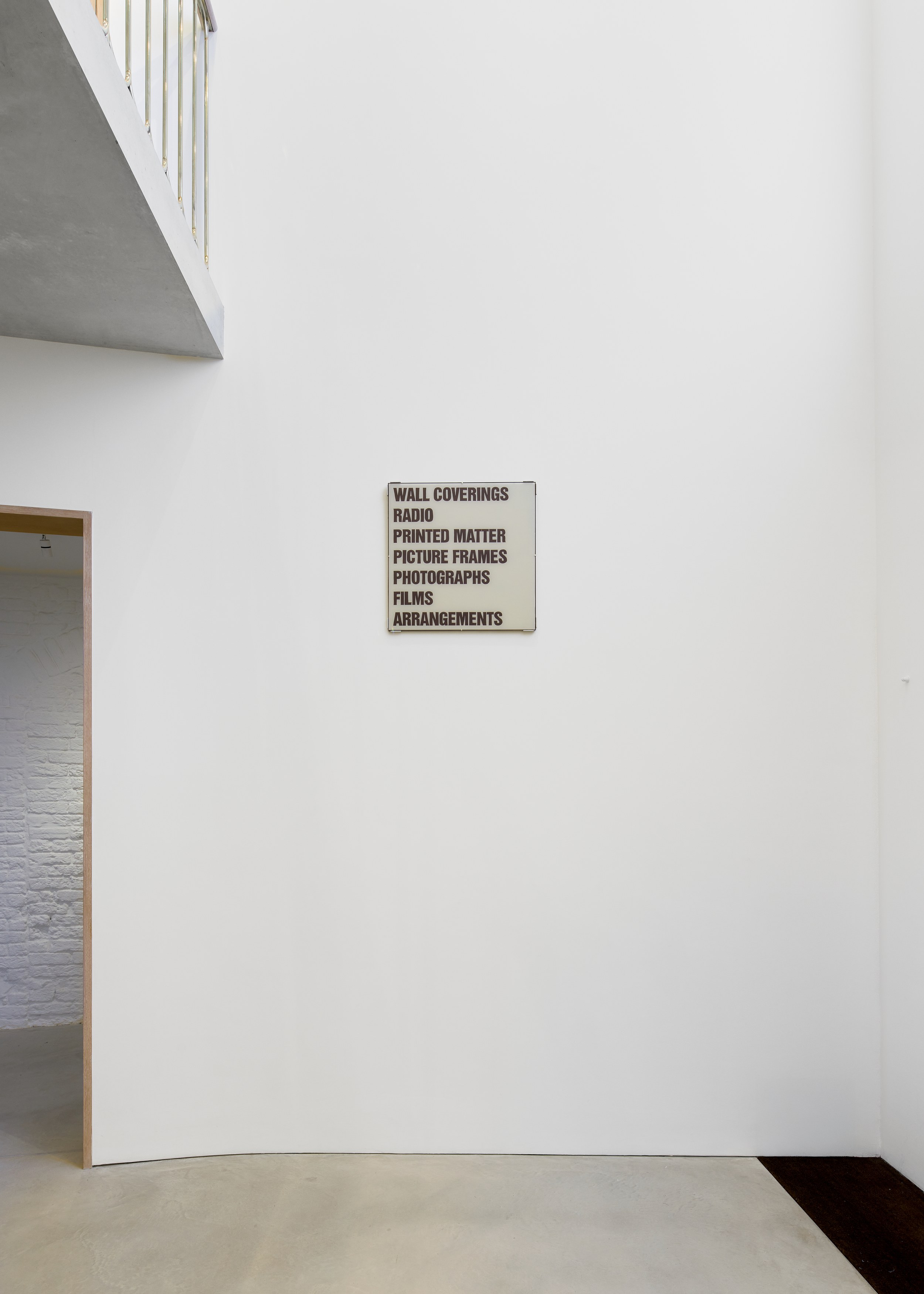 Christopher Williams, Hand Painted Signs, Photographs, Long Play Vinyl, Audiophile Bar, Printed Matter at The Perimeter, photo 8