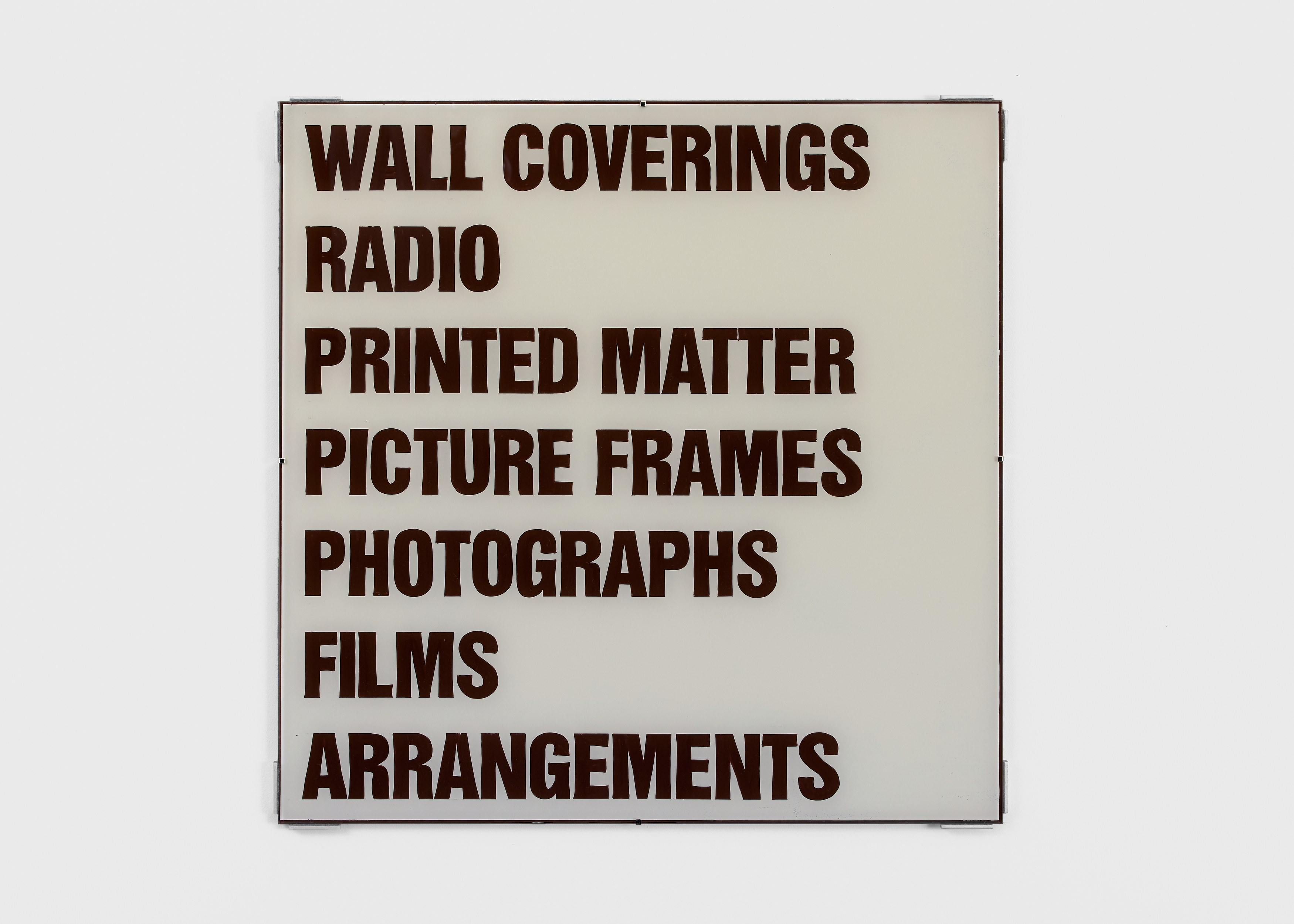 Christopher Williams, Hand Painted Signs, Photographs, Long Play Vinyl, Audiophile Bar, Printed Matter at The Perimeter, photo 9