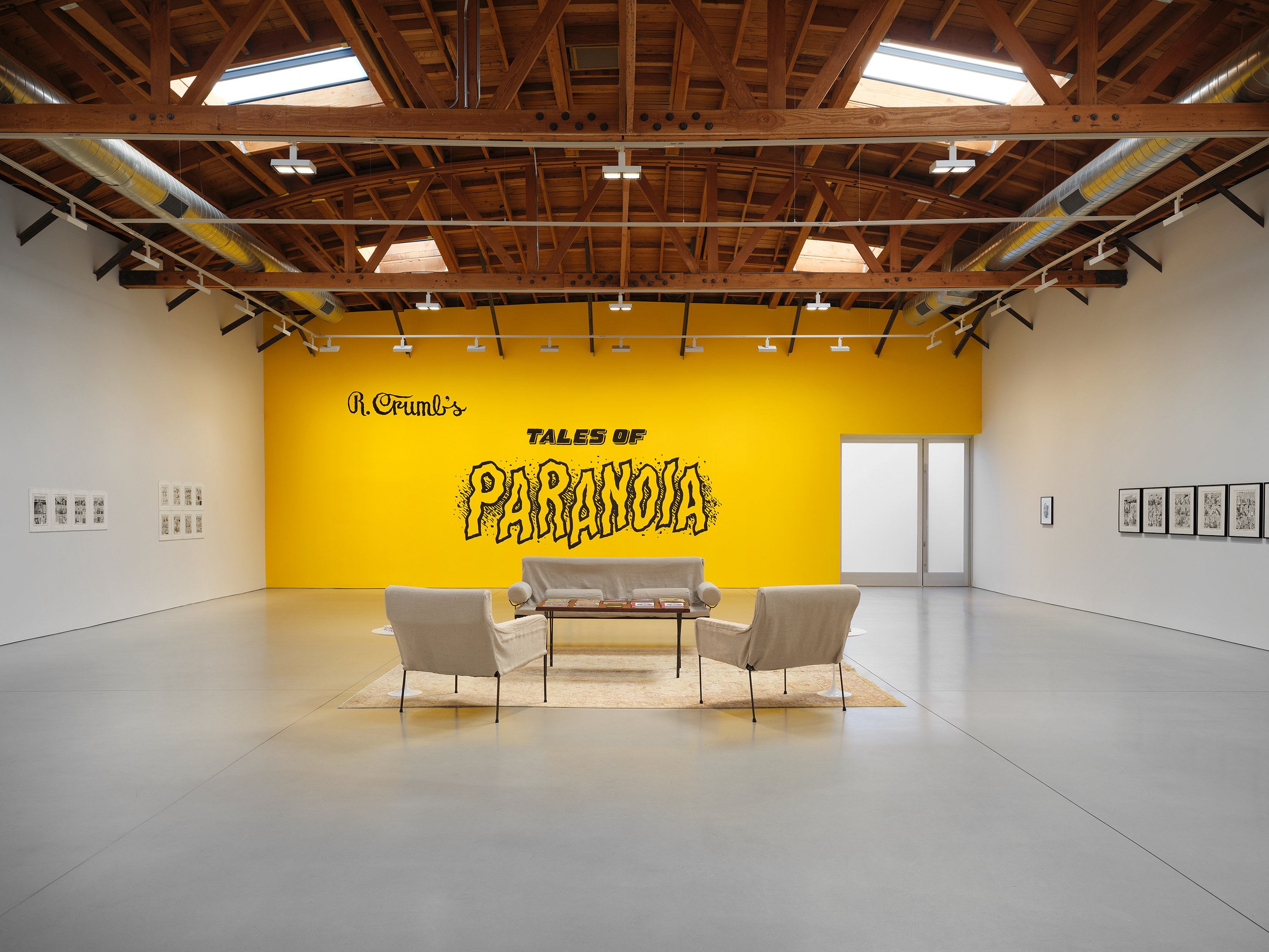 R. Crumb, Tales of Paranoia at Josh Smith Studio, Brooklyn, photo 2
