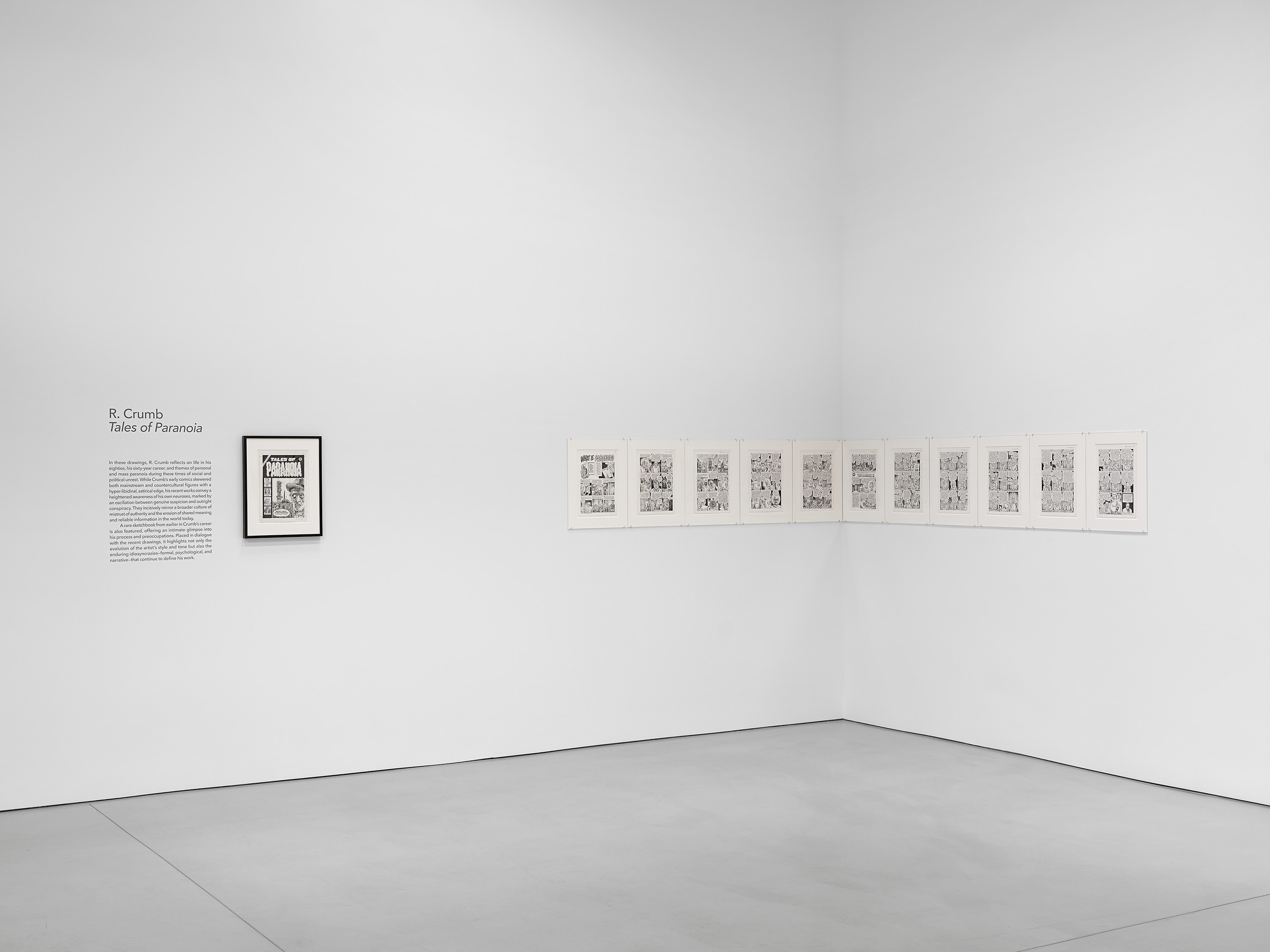 R. Crumb, Tales of Paranoia at Josh Smith Studio, Brooklyn, photo 6