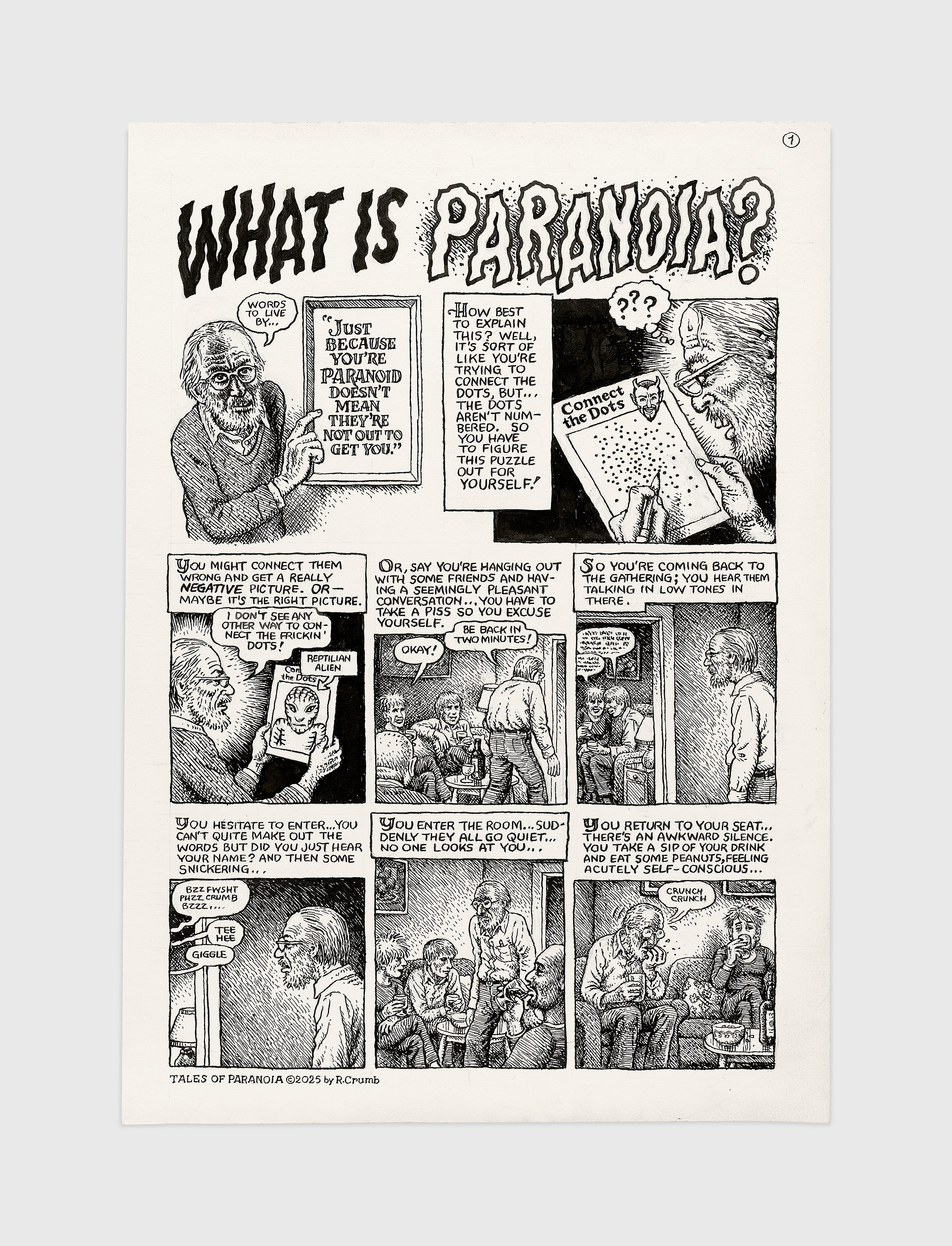 R. Crumb, Tales of Paranoia at Josh Smith Studio, Brooklyn, photo 11