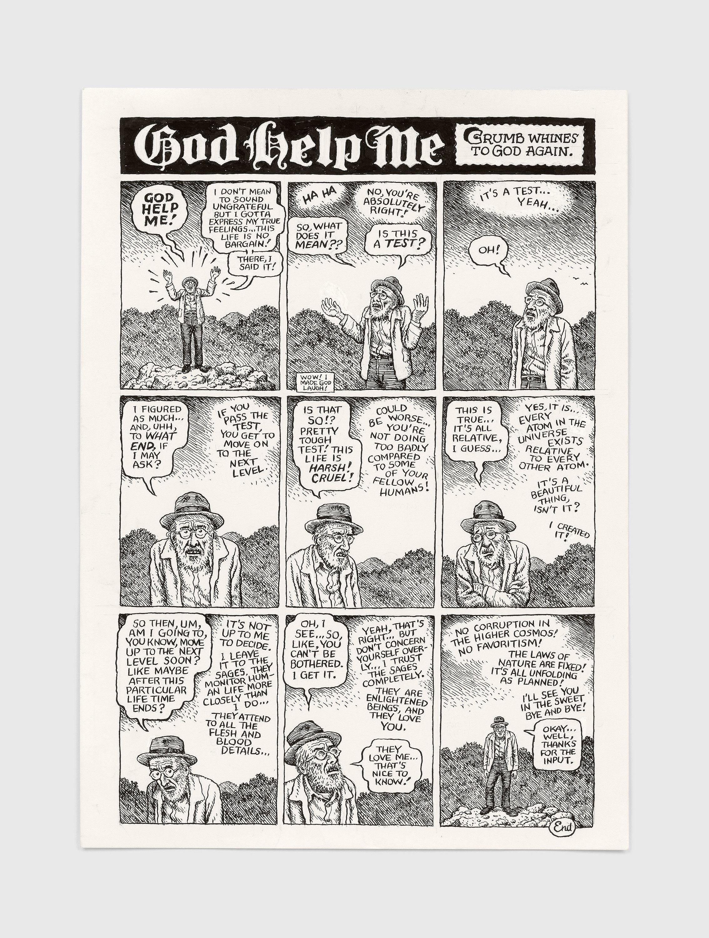 R. Crumb, Tales of Paranoia at Josh Smith Studio, Brooklyn, photo 15