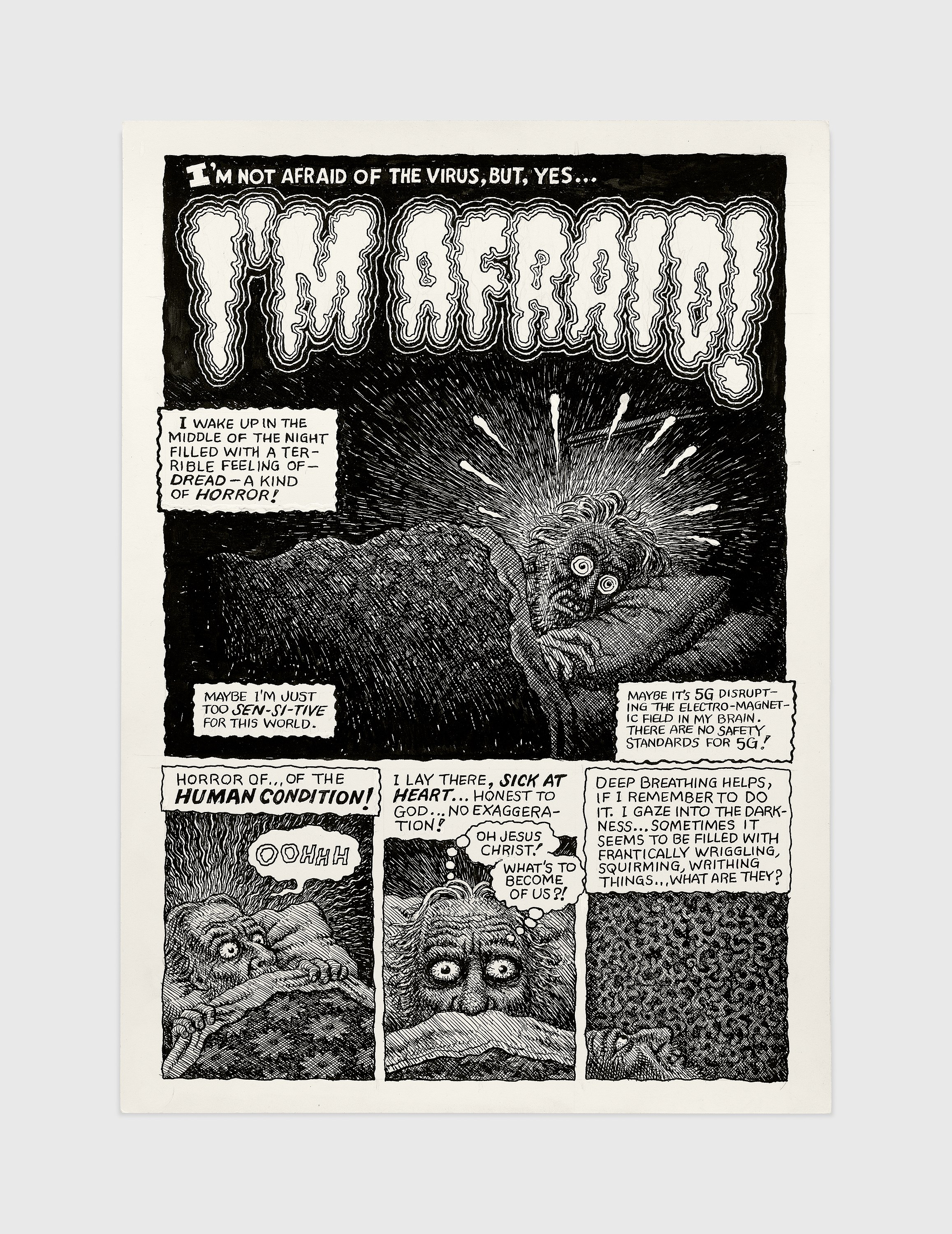 R. Crumb, Tales of Paranoia at Josh Smith Studio, Brooklyn, photo 14