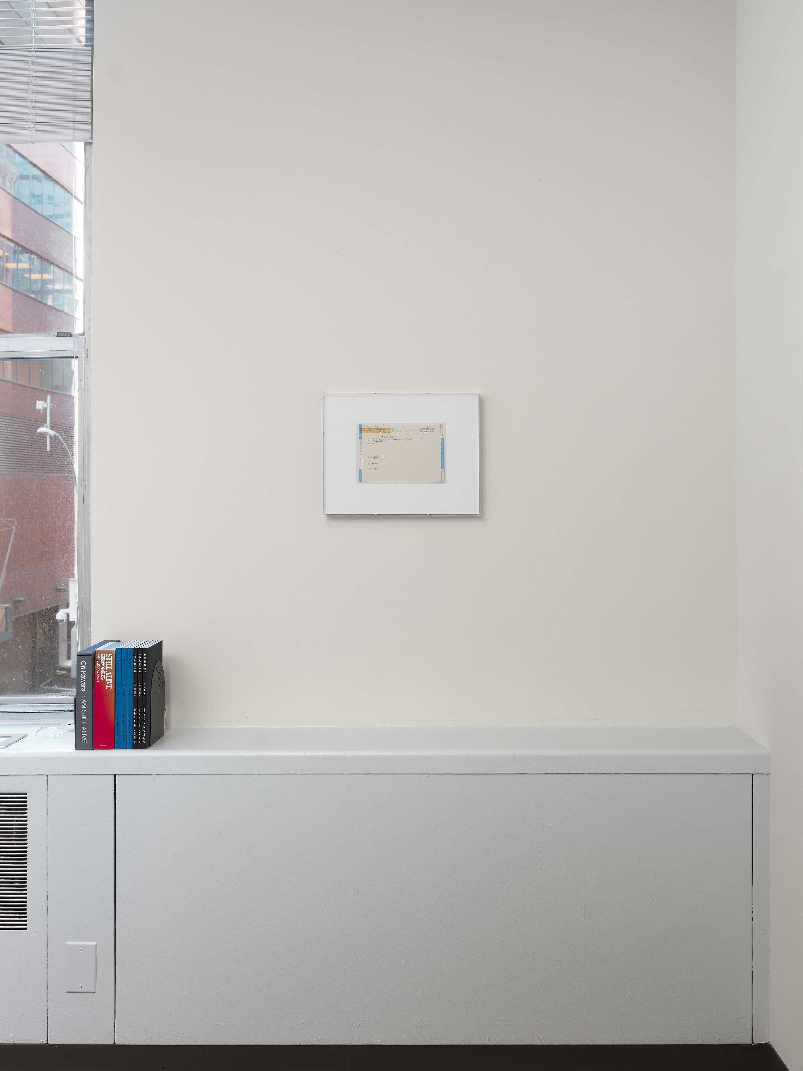 On Kawara, I Am Still Alive at Turquoise, photo 3