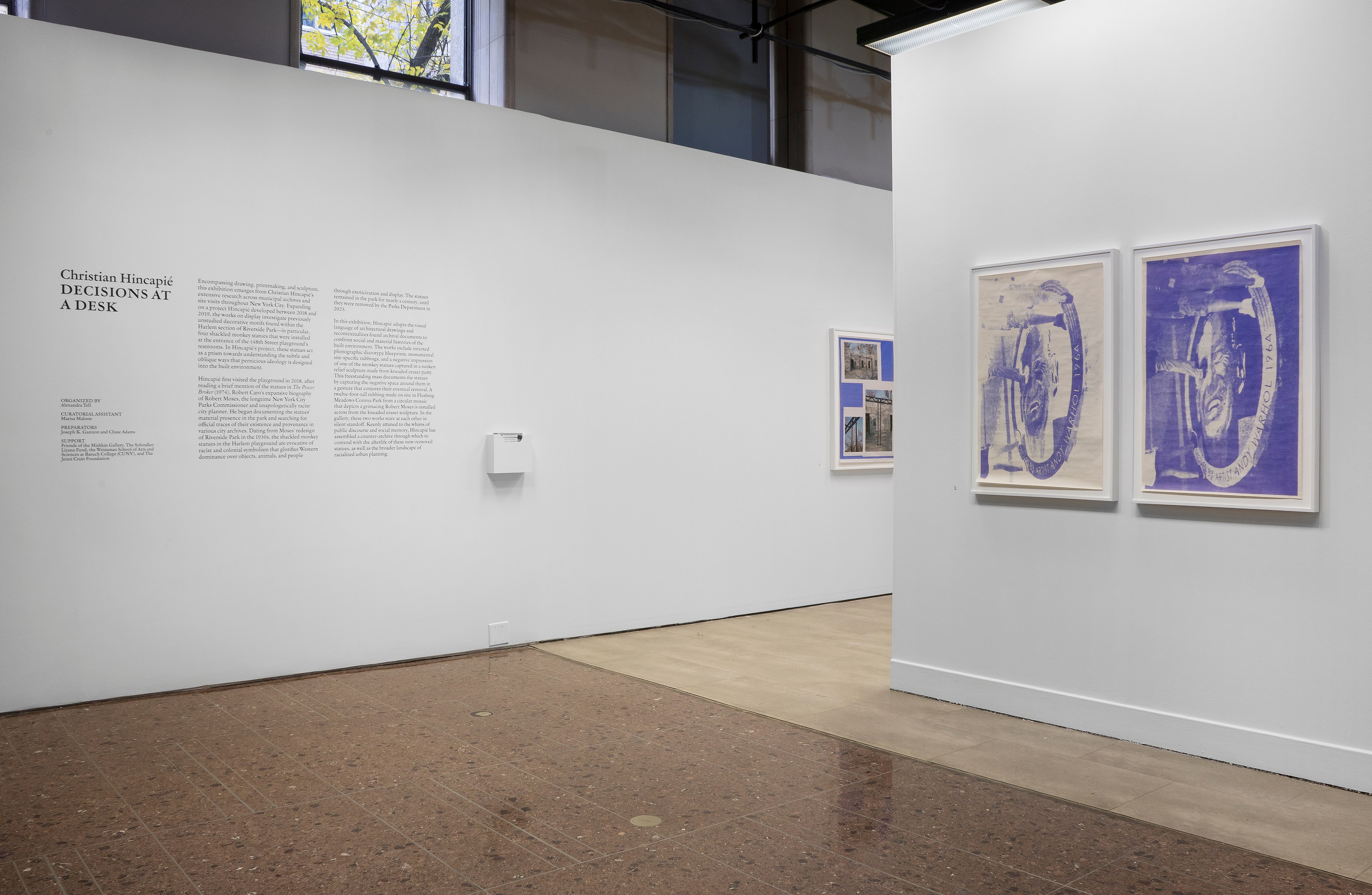 Christian Hincapié, Decisions at a Desk at Mishkin Gallery, Baruch College, photo 2