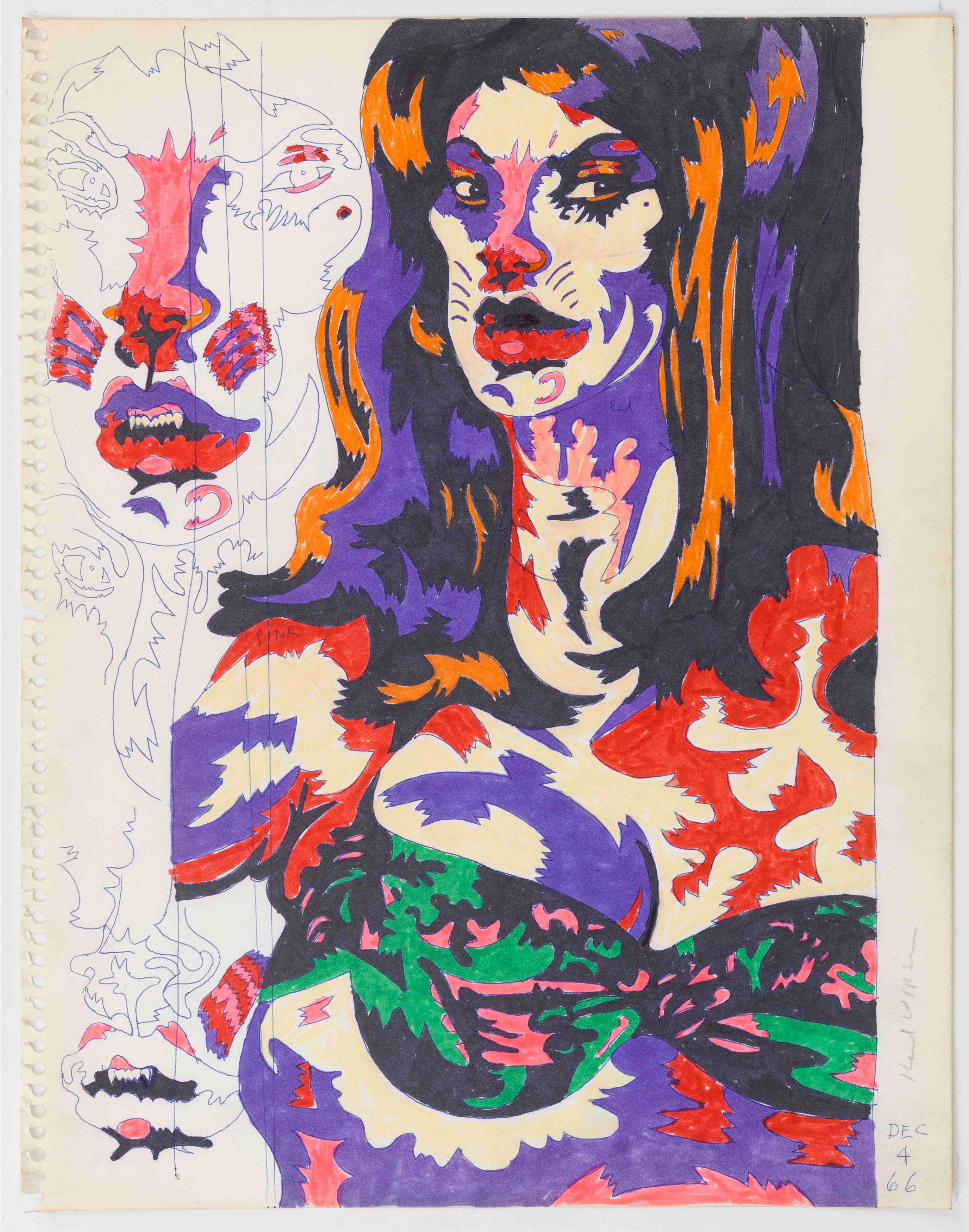Karl Wirsum, Sideshow: Drawings from the Sixties at Derek Eller Gallery, photo 6
