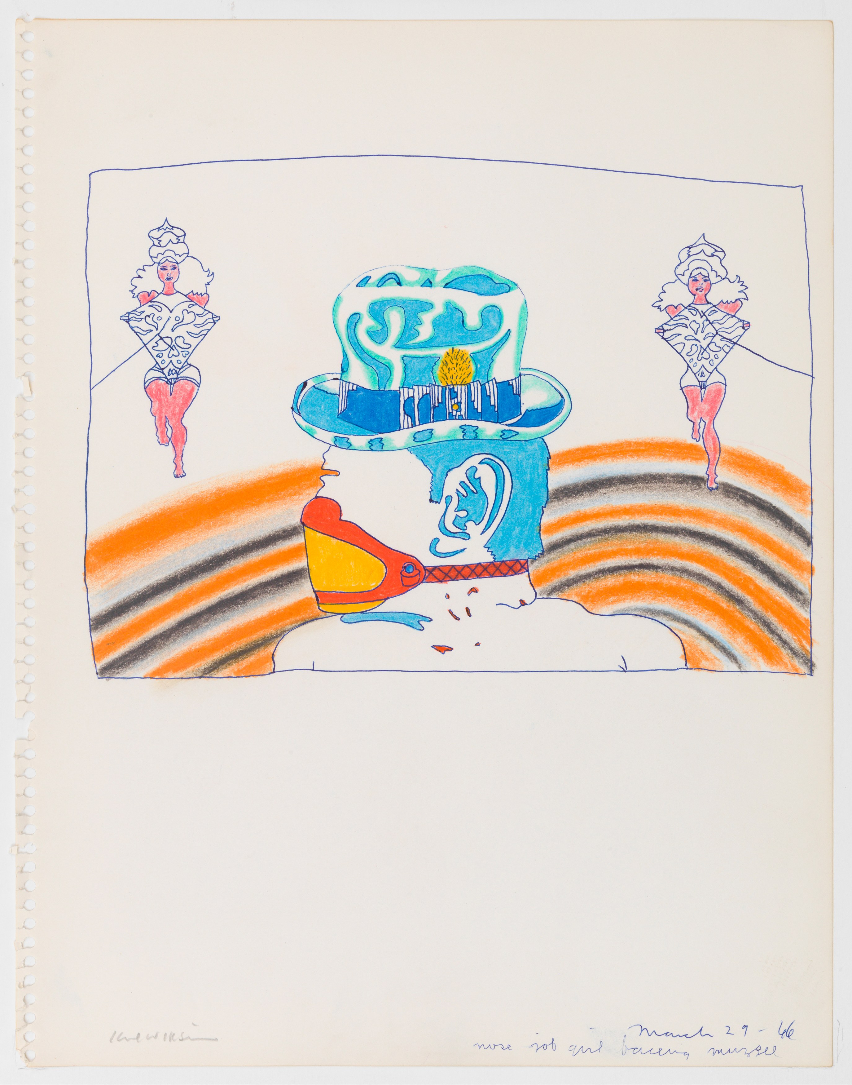 Karl Wirsum, Sideshow: Drawings from the Sixties at Derek Eller Gallery, photo 8