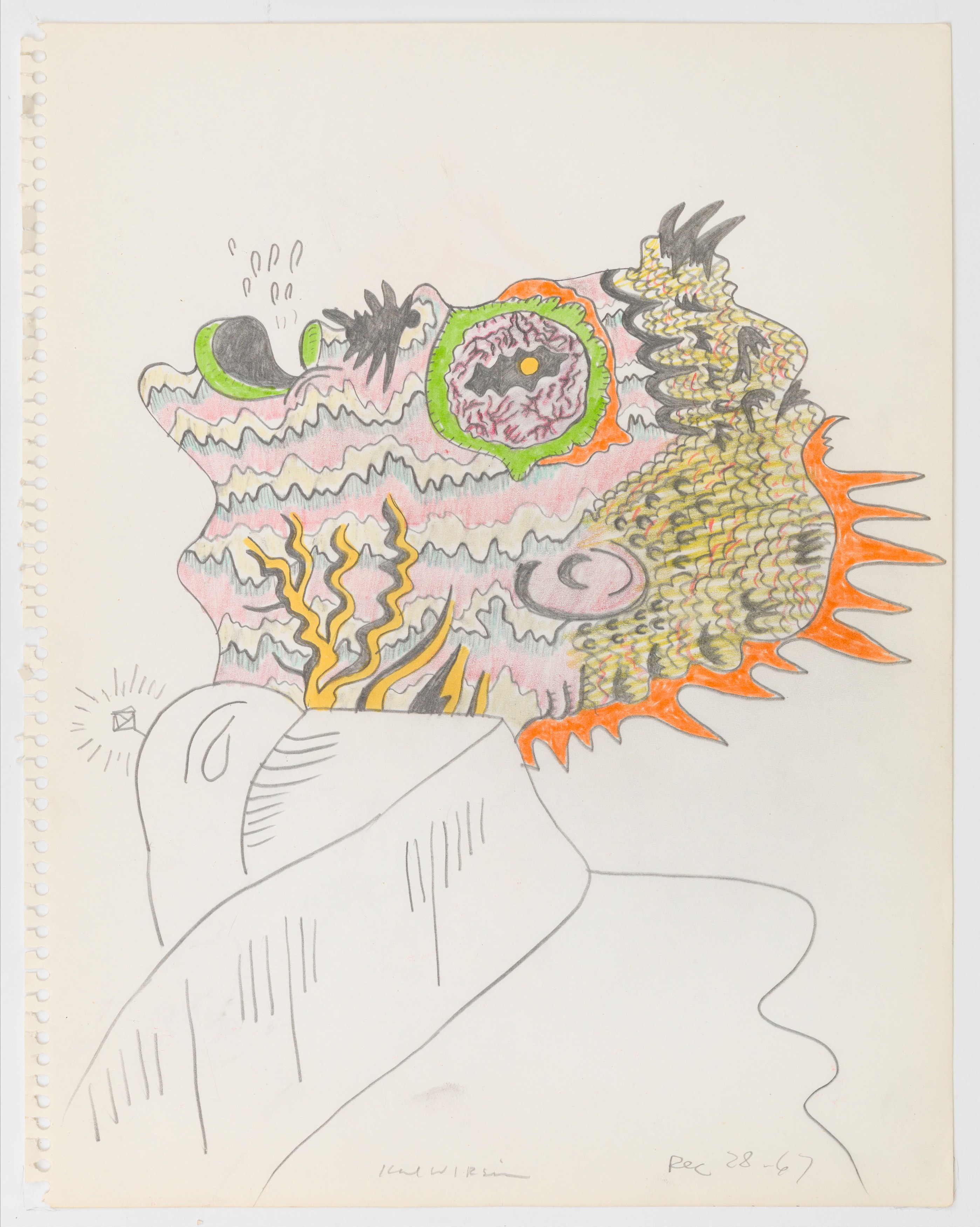 Karl Wirsum, Sideshow: Drawings from the Sixties at Derek Eller Gallery, photo 9