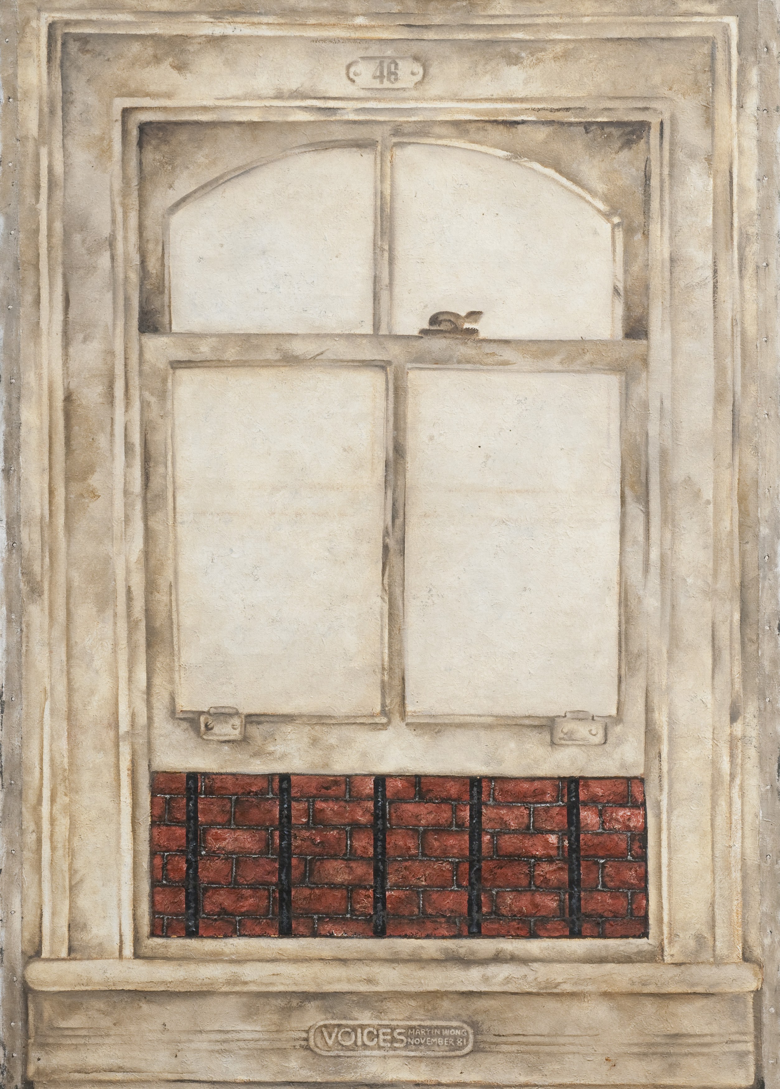 Neptune Society, San Francisco Columbarium, 4th Fl., Dome Room, South Wall, Tier 4, Niche 2, Neptune Society, San Francisco Columbarium, 4th Fl., Dome Room, South Wall, Tier 4, Niche 2 at Galerie Buchholz, Berlin, photo 52
