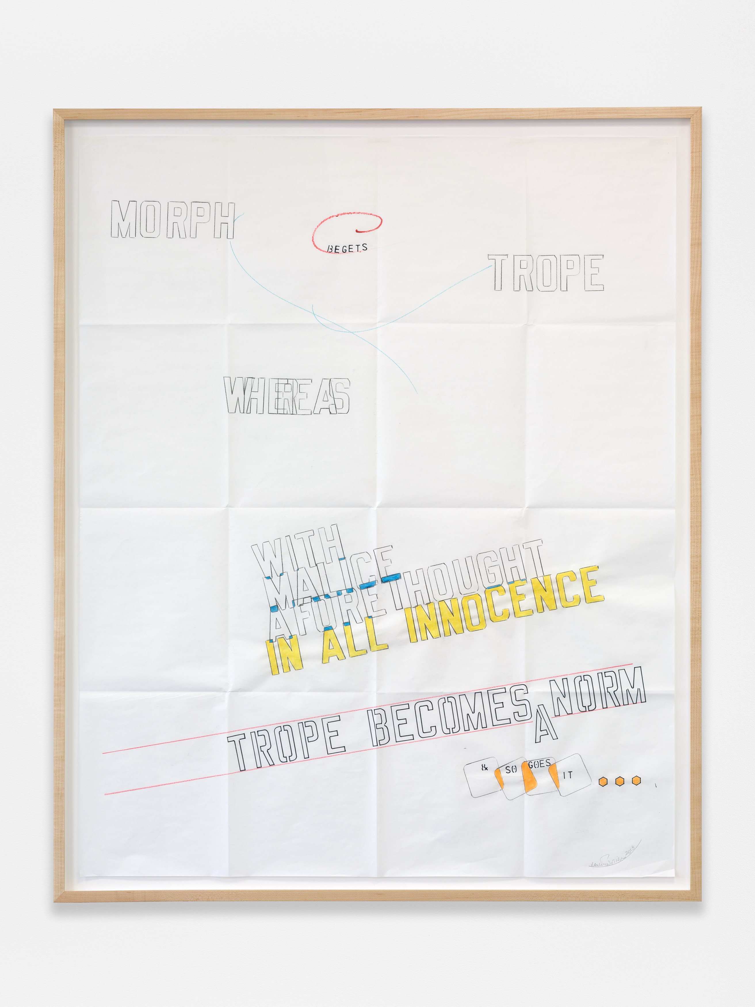 Lawrence Weiner, Wrenched Free at Manual Arts, photo 9