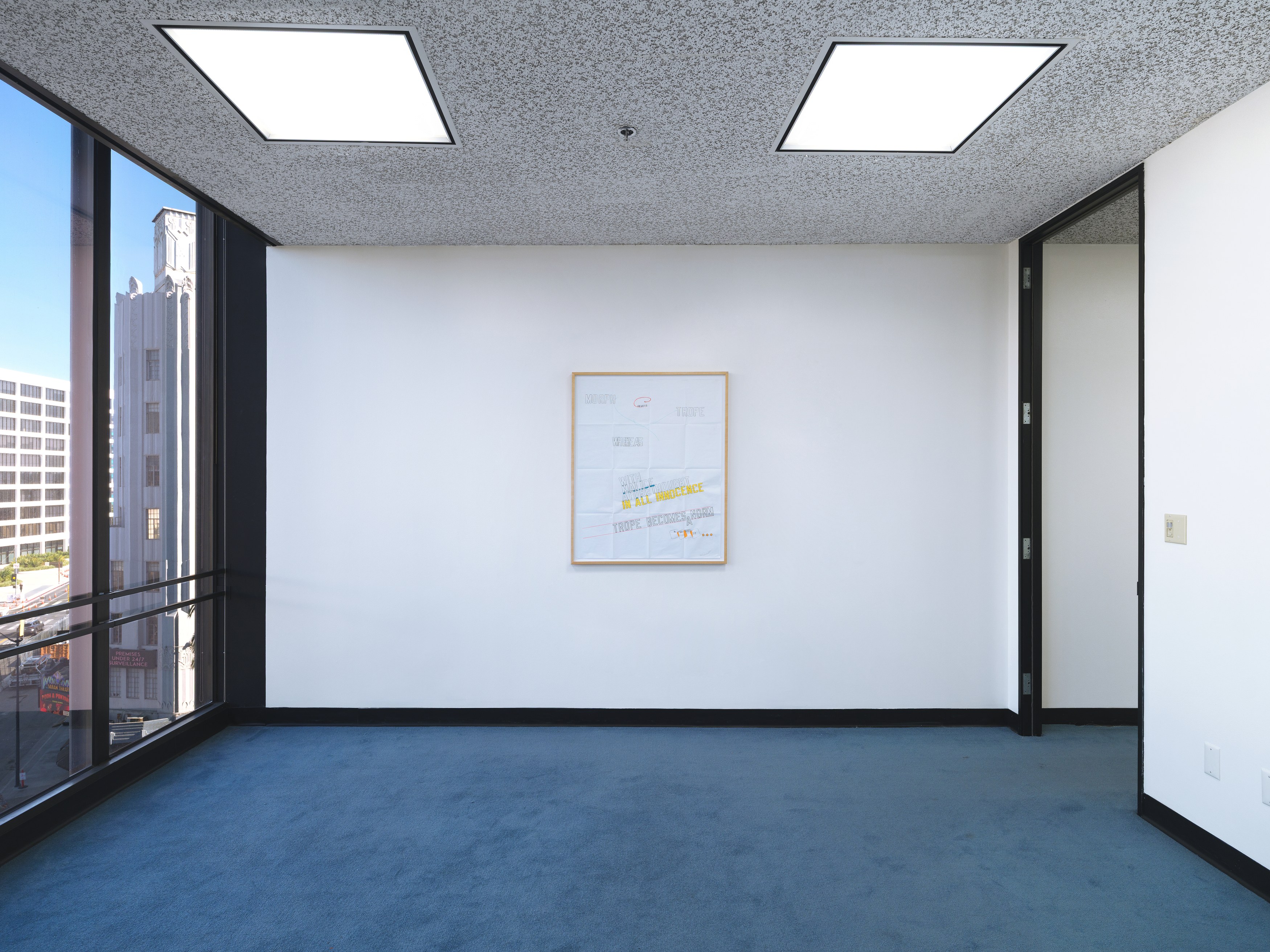 Lawrence Weiner, Wrenched Free at Manual Arts, photo 12