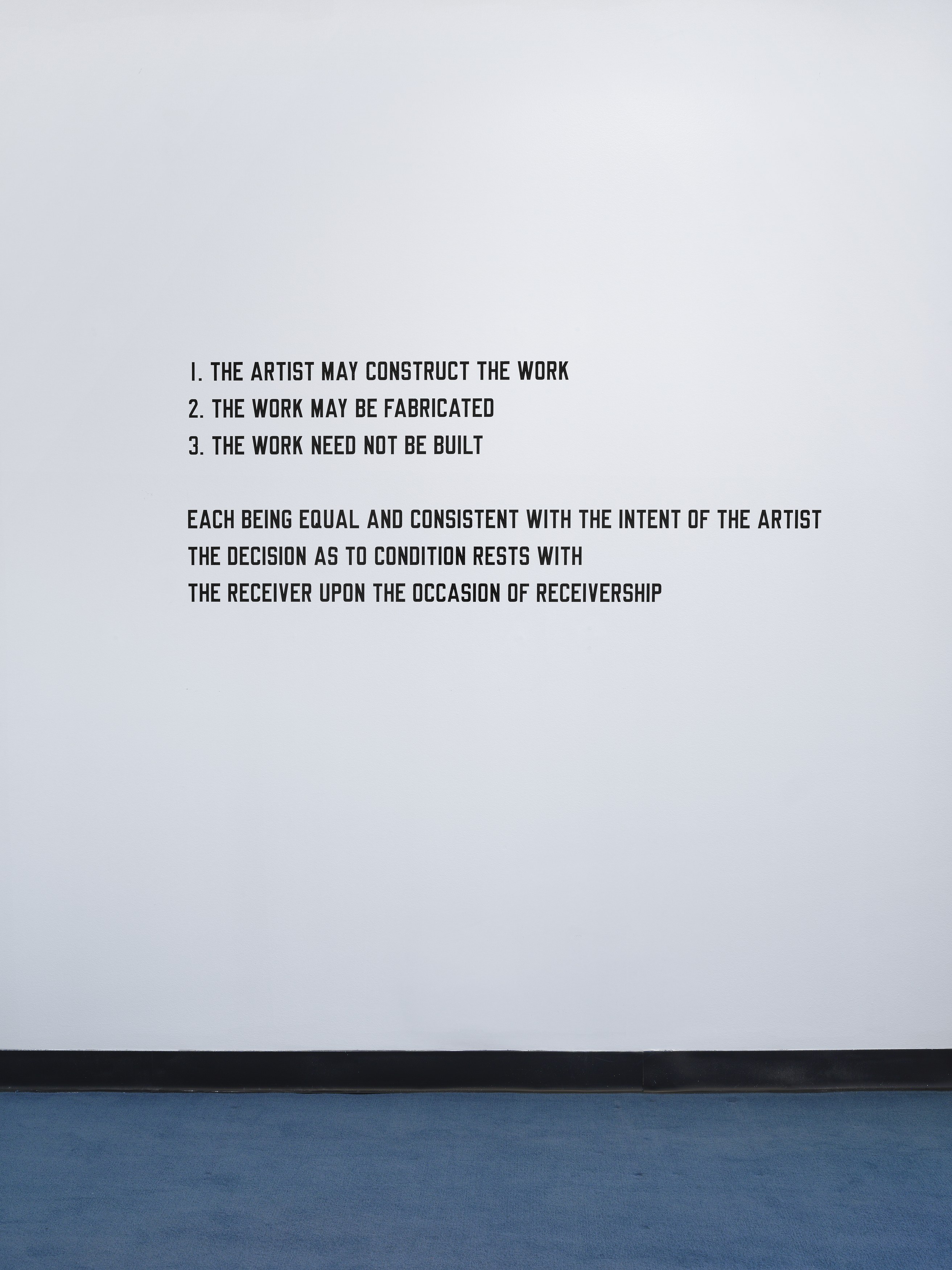 Lawrence Weiner, Wrenched Free at Manual Arts, photo 11