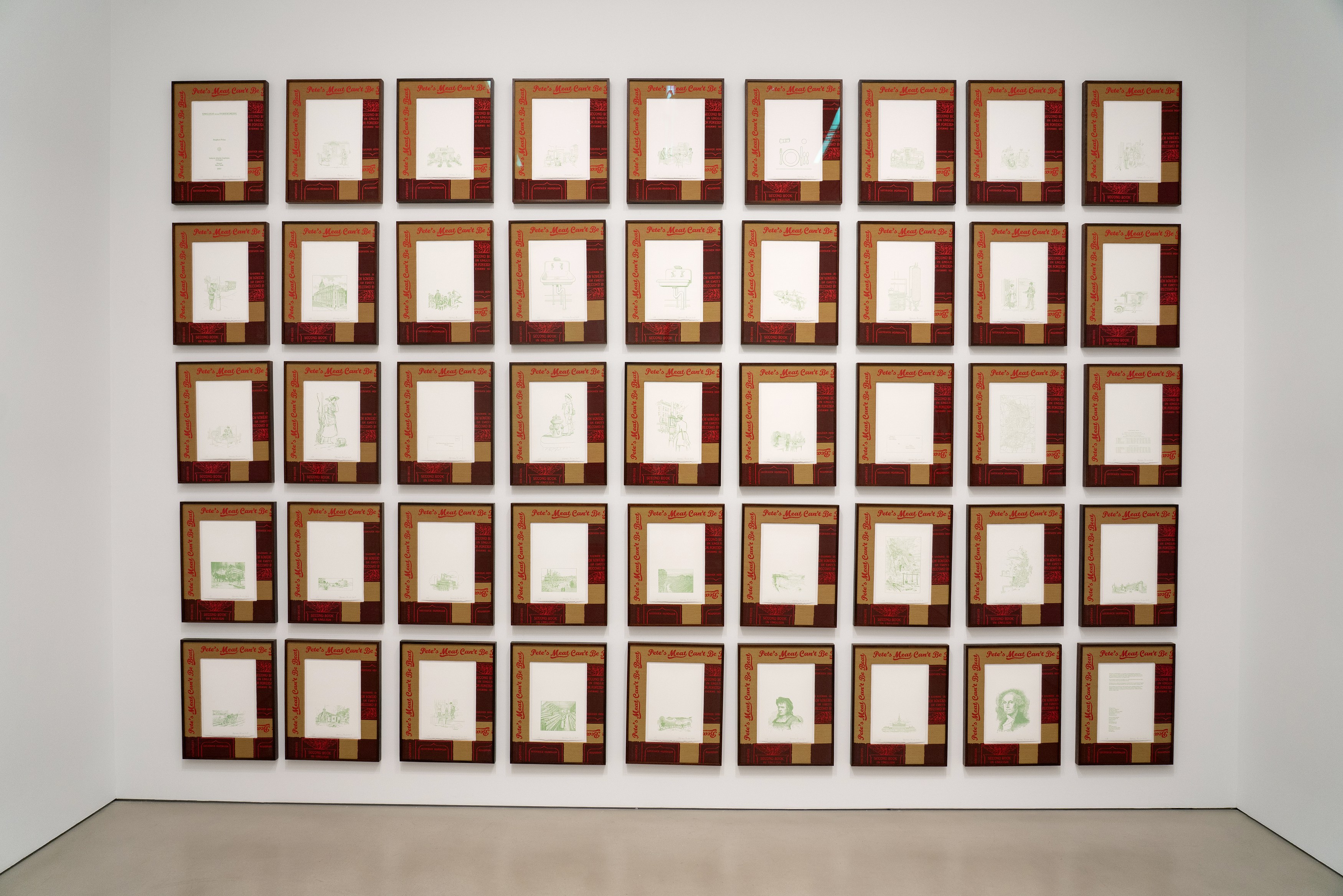 Stephen Prina, English for Foreigners (Abridged: the Sequel) at Petzel, photo 2