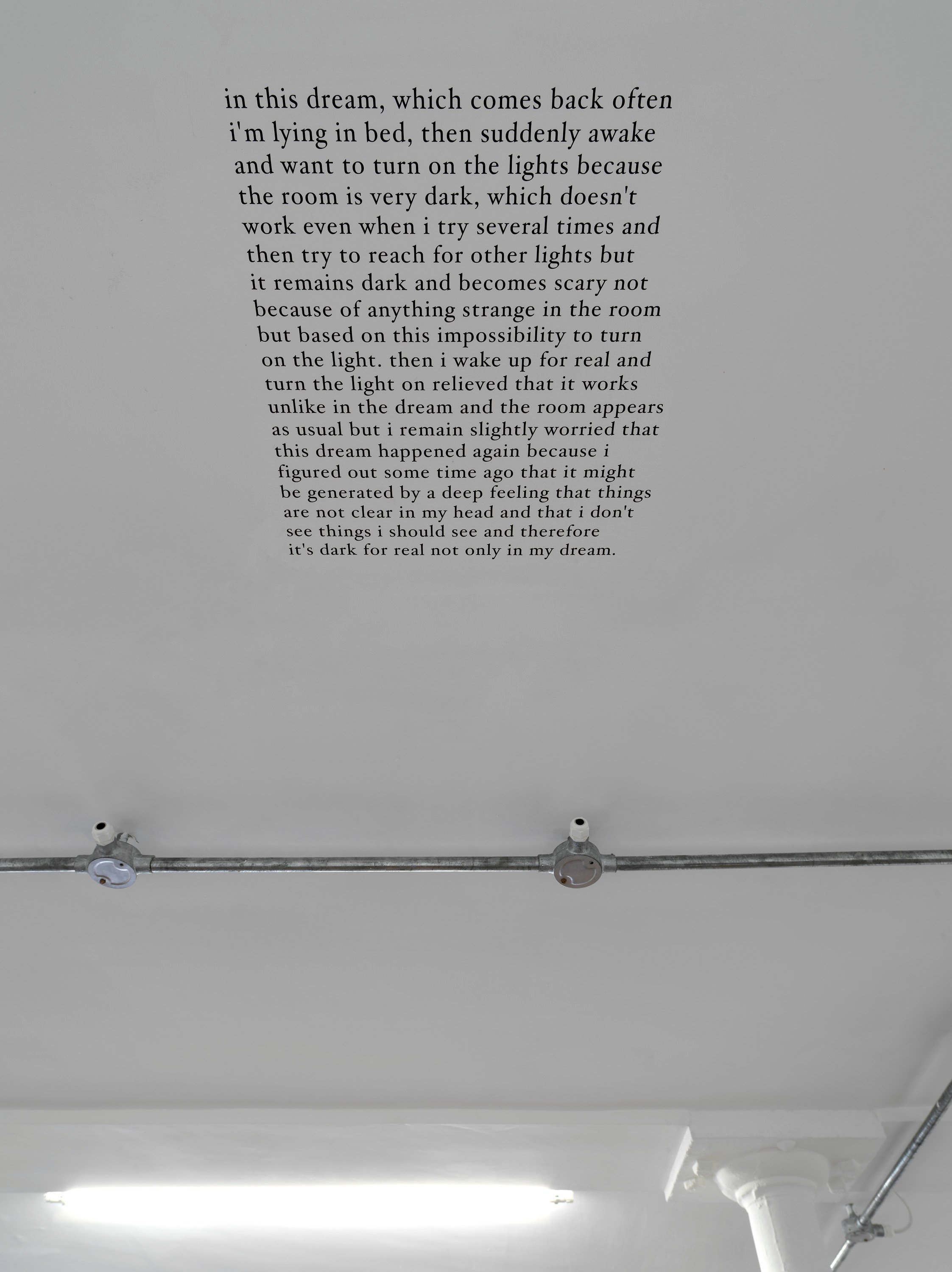 Dominique Gonzalez-Foerster, Intensité Assouvissante at Corvi-Mora, photo 5