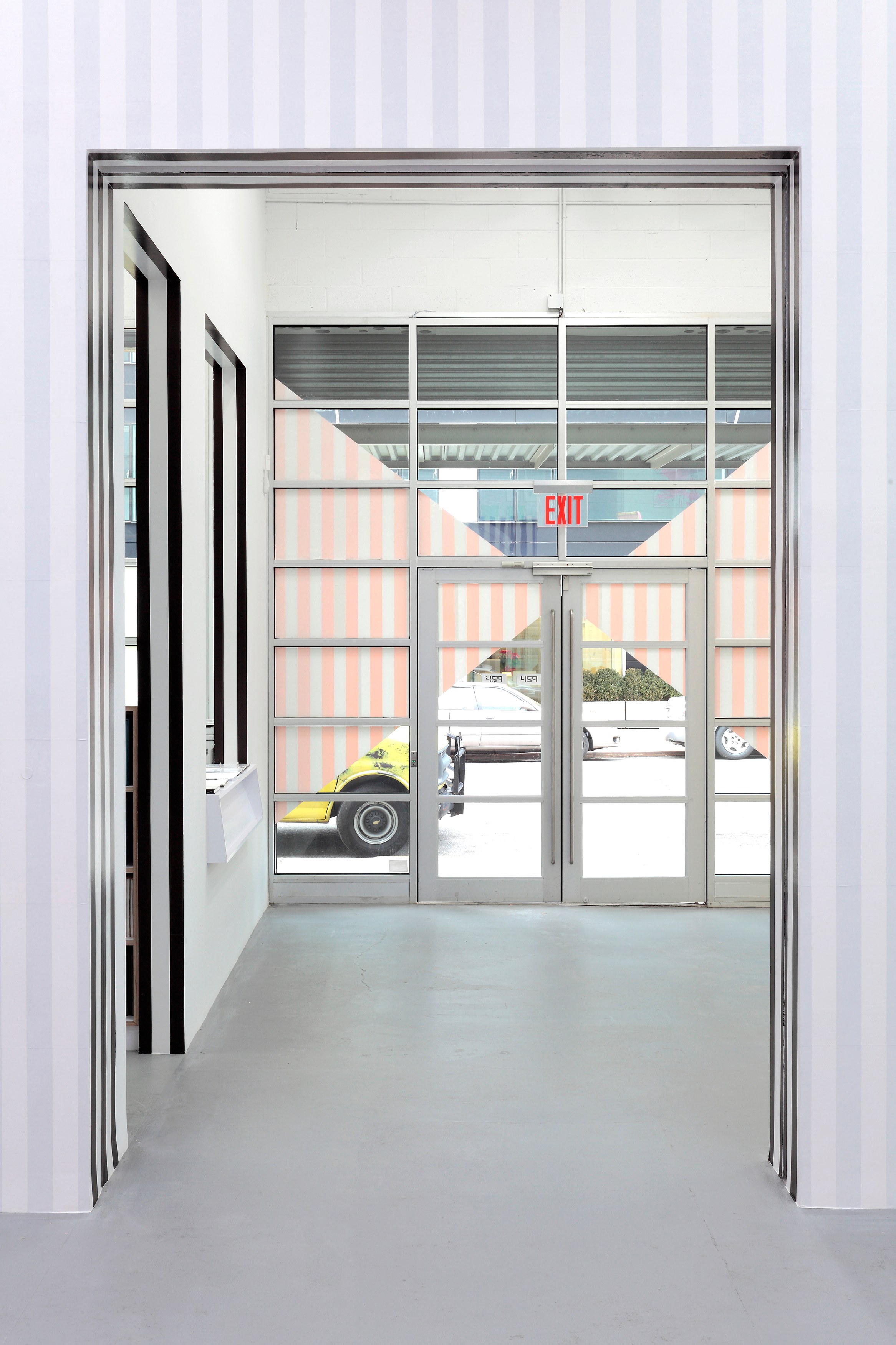 Daniel Buren, Electricity Paper Vinyl… <br>Works in Situ & Situated Works from 1968 to 2013 <br>(DEDICATED TO MICHAEL ASHER) at Petzel, photo 5