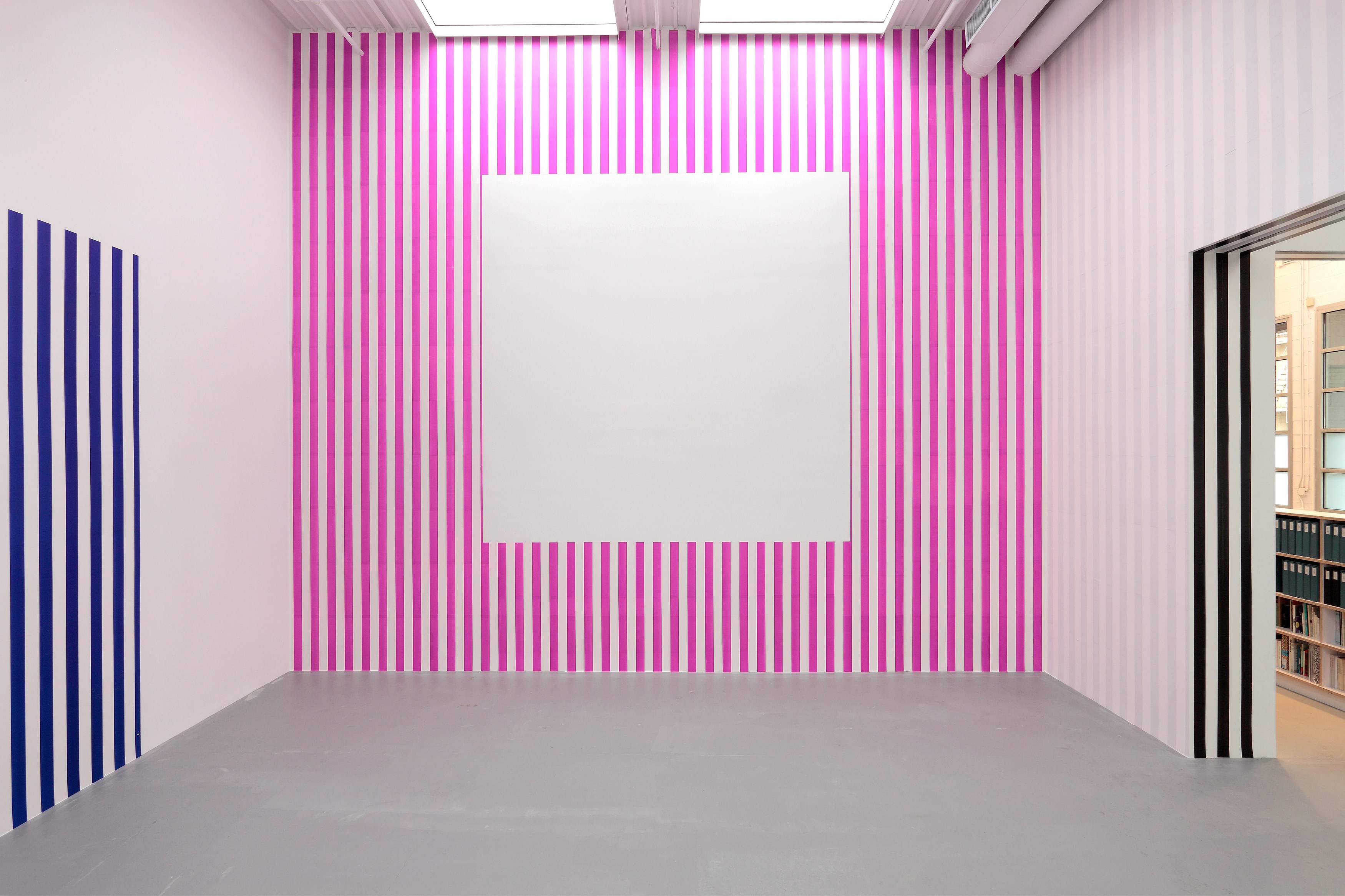 Daniel Buren, Electricity Paper Vinyl… <br>Works in Situ & Situated Works from 1968 to 2013 <br>(DEDICATED TO MICHAEL ASHER) at Petzel, photo 10