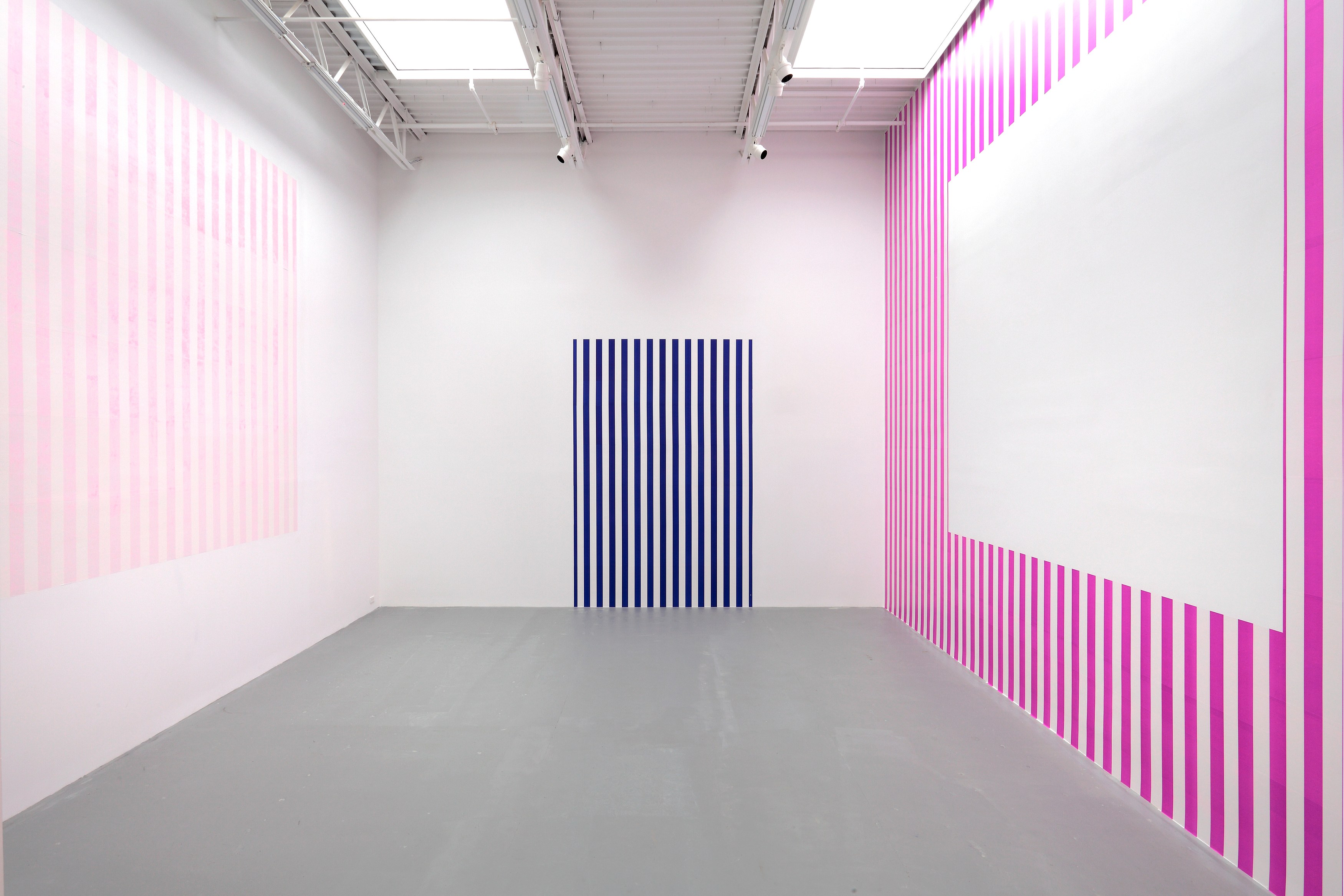 Daniel Buren, Electricity Paper Vinyl… <br>Works in Situ & Situated Works from 1968 to 2013 <br>(DEDICATED TO MICHAEL ASHER) at Petzel, photo 13