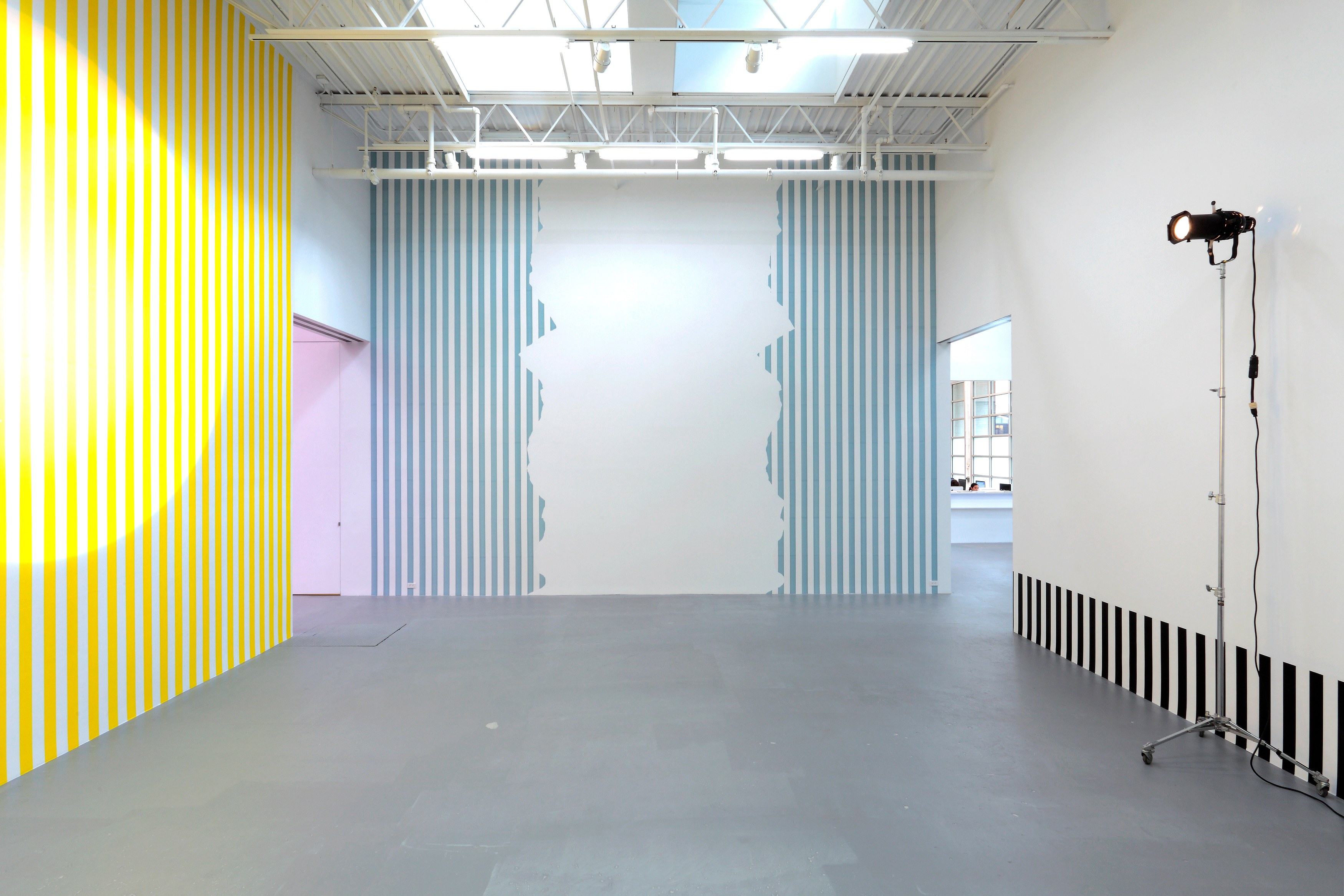 Daniel Buren, Electricity Paper Vinyl… <br>Works in Situ & Situated Works from 1968 to 2013 <br>(DEDICATED TO MICHAEL ASHER) at Petzel, photo 17
