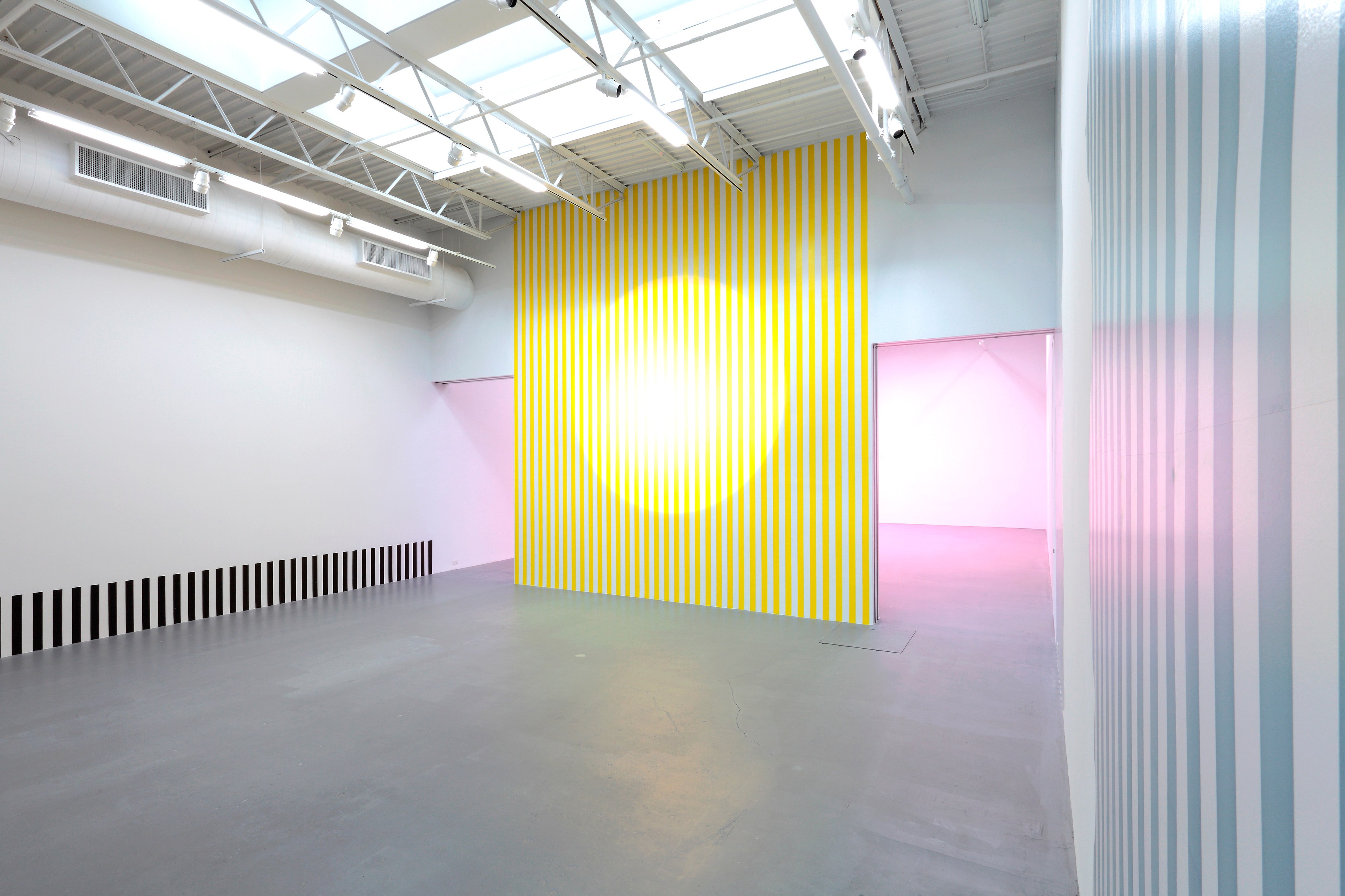 Daniel Buren, Electricity Paper Vinyl… <br>Works in Situ & Situated Works from 1968 to 2013 <br>(DEDICATED TO MICHAEL ASHER) at Petzel, photo 19