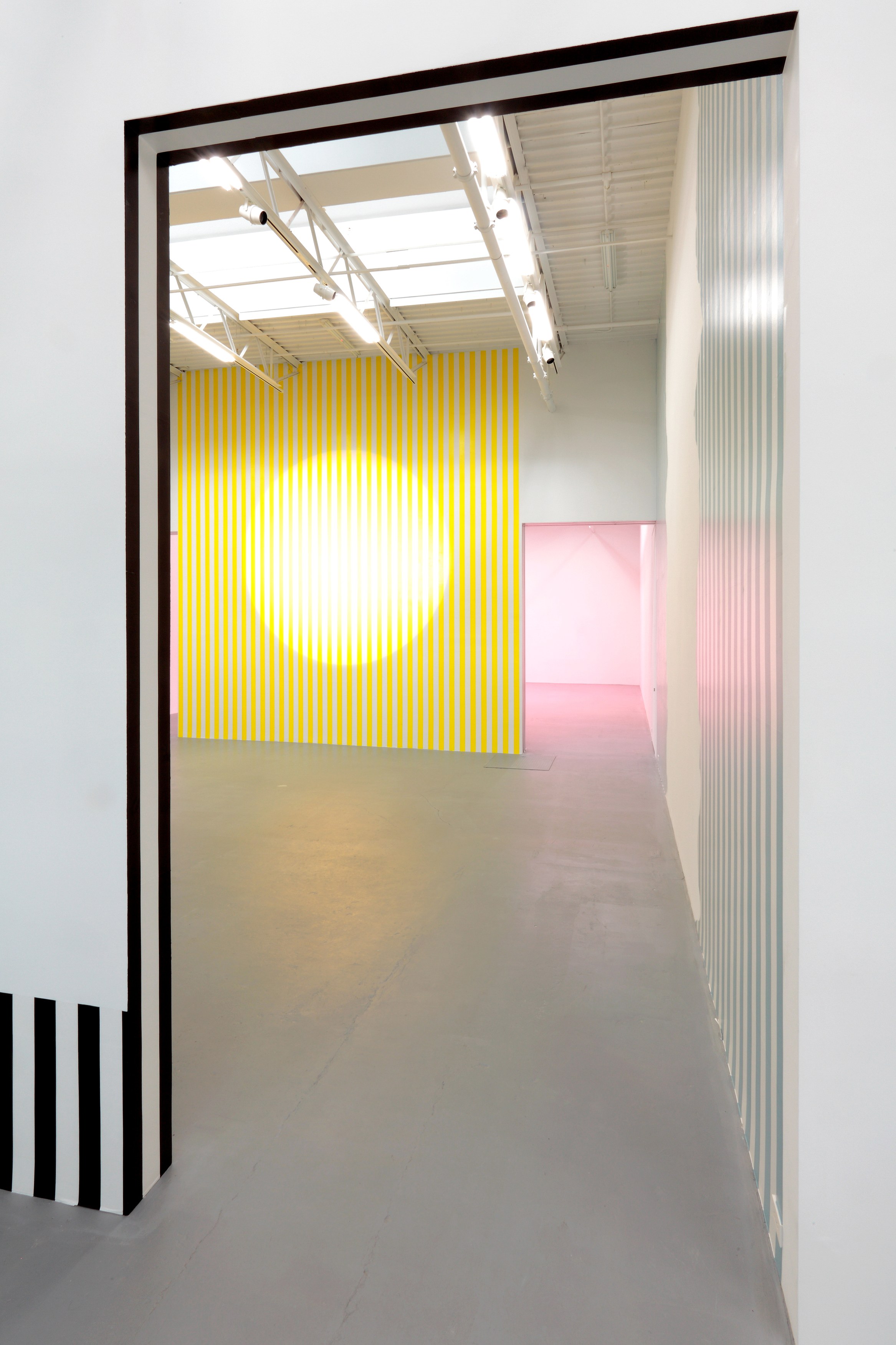 Daniel Buren, Electricity Paper Vinyl… <br>Works in Situ & Situated Works from 1968 to 2013 <br>(DEDICATED TO MICHAEL ASHER) at Petzel, photo 20