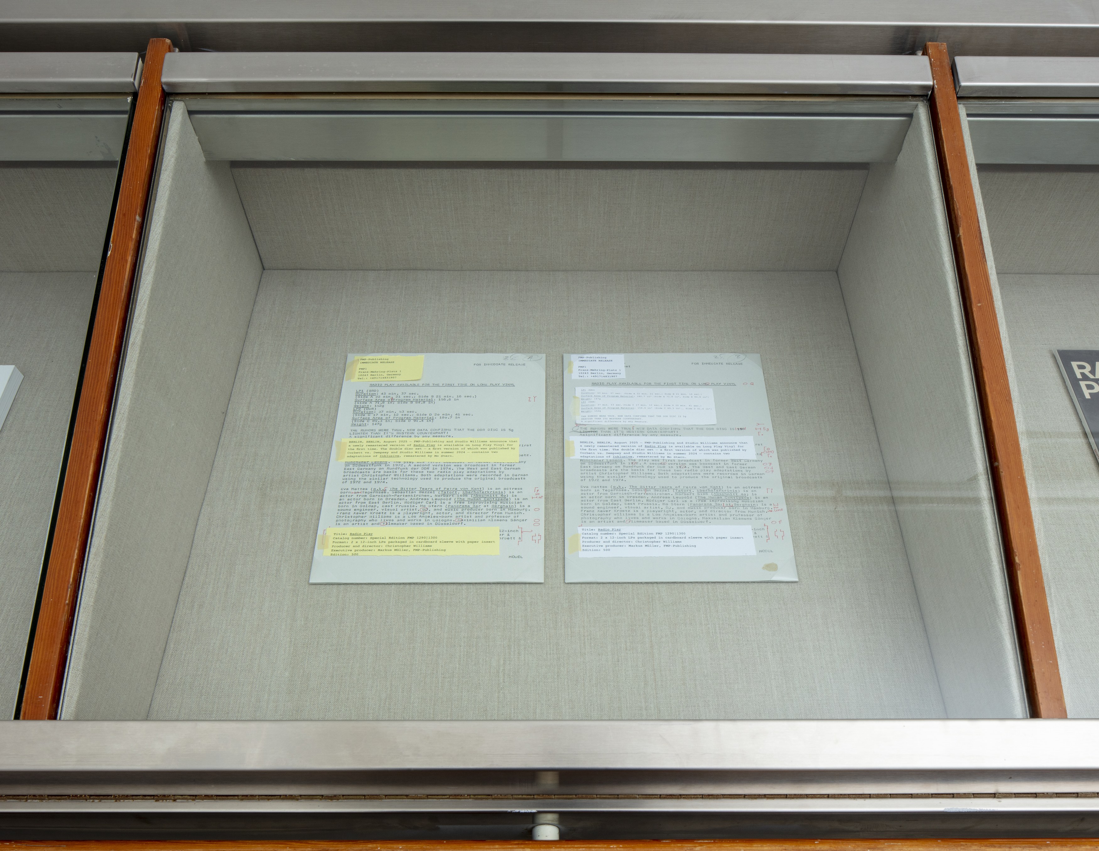 Christopher Williams, Blocking Templates at Sammlung Haubrok and Paris Bar, Berlin, photo 66