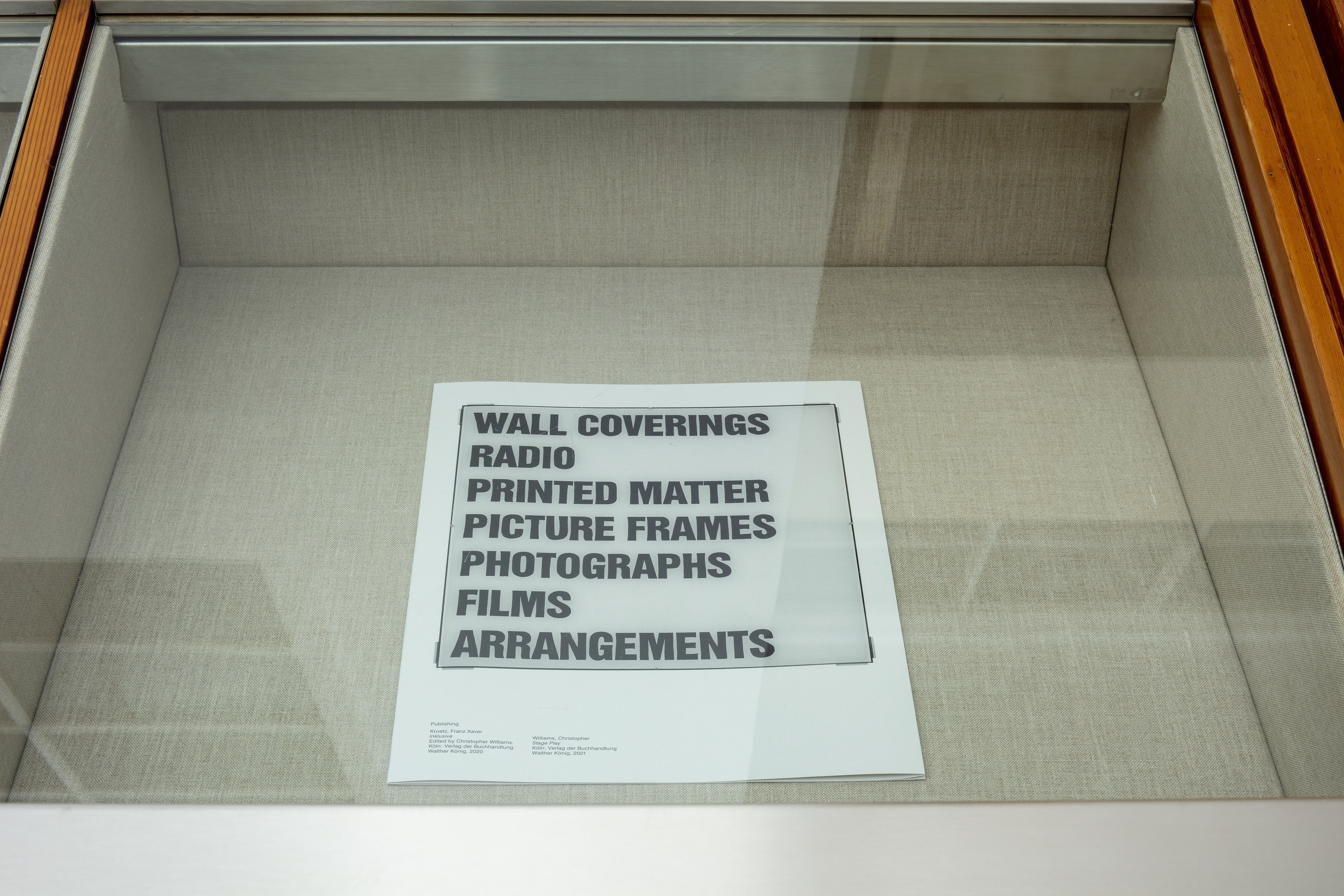 Christopher Williams, Blocking Templates at Sammlung Haubrok and Paris Bar, Berlin, photo 80