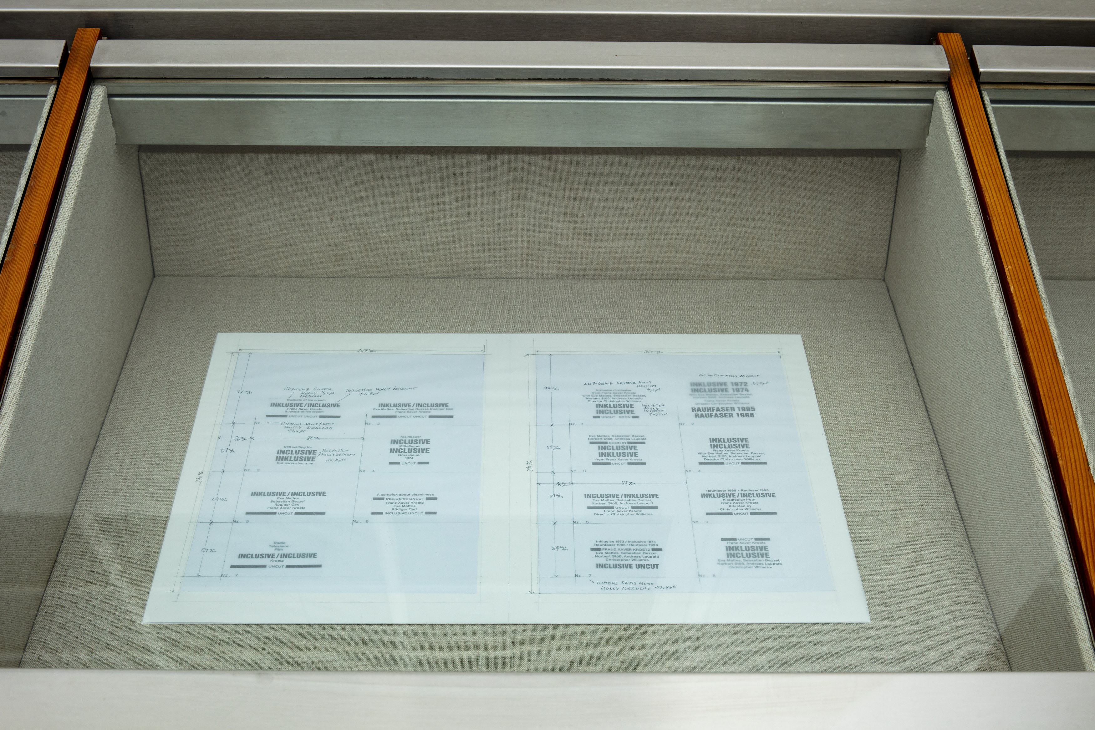 Christopher Williams, Blocking Templates at Sammlung Haubrok and Paris Bar, Berlin, photo 81