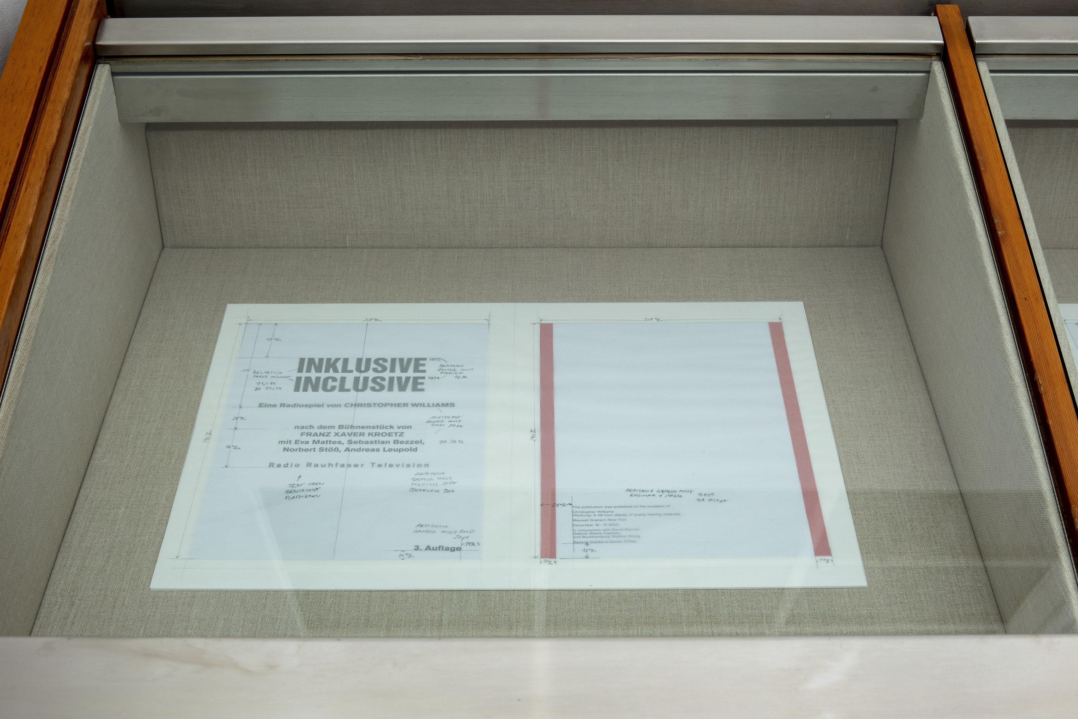 Christopher Williams, Blocking Templates at Sammlung Haubrok and Paris Bar, Berlin, photo 82