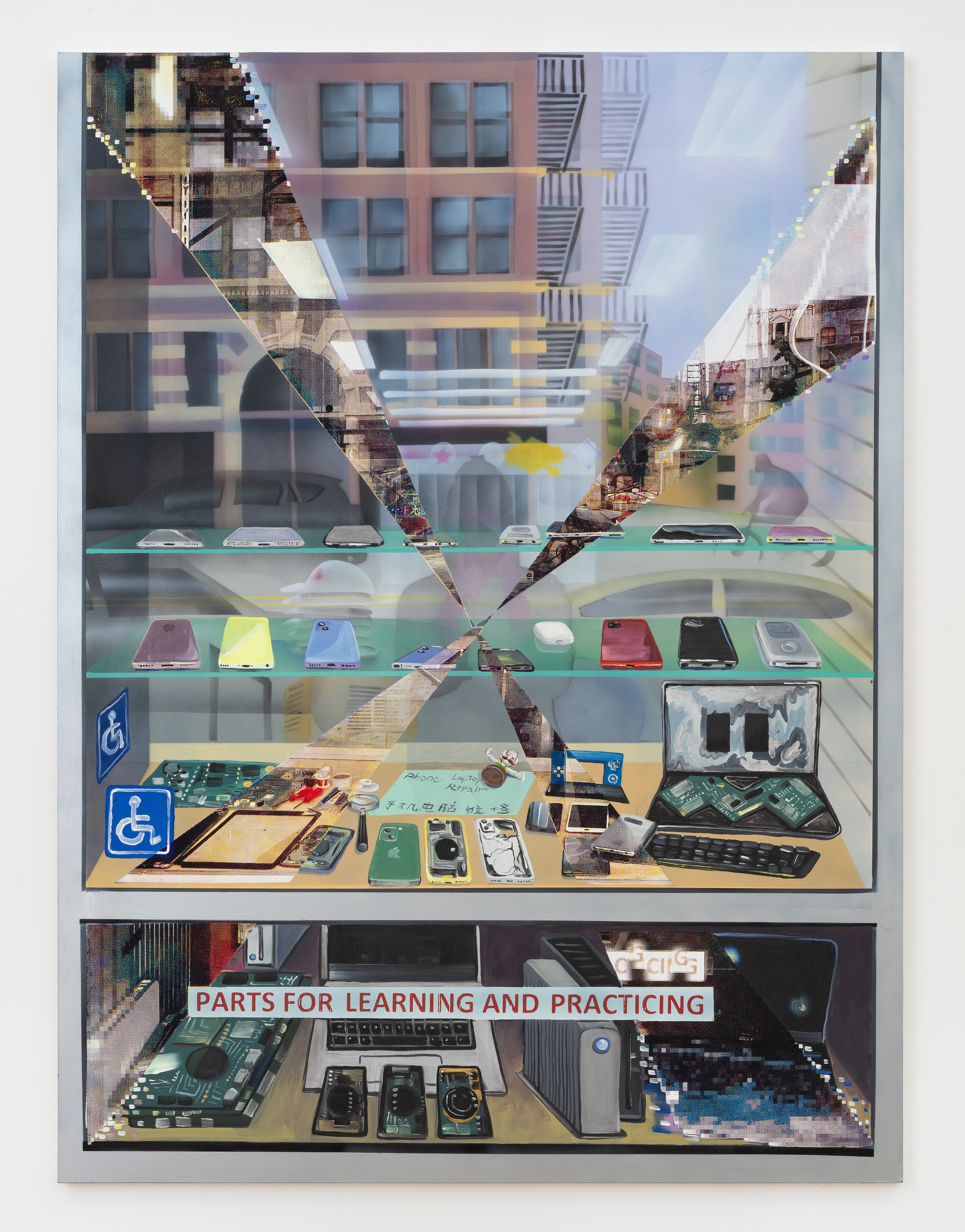 Melissa Brown, Window Shopping at Derek Eller Gallery, photo 19