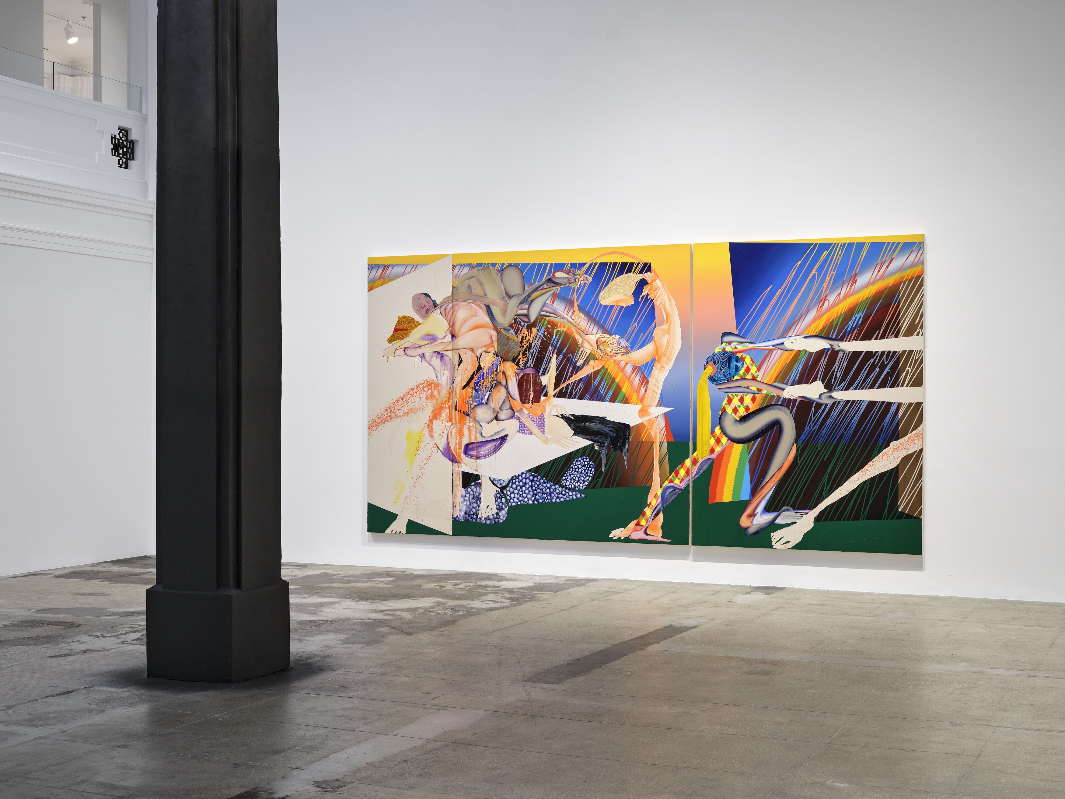 Christina Quarles, The Ground Glows Black at Hauser & Wirth, photo 3