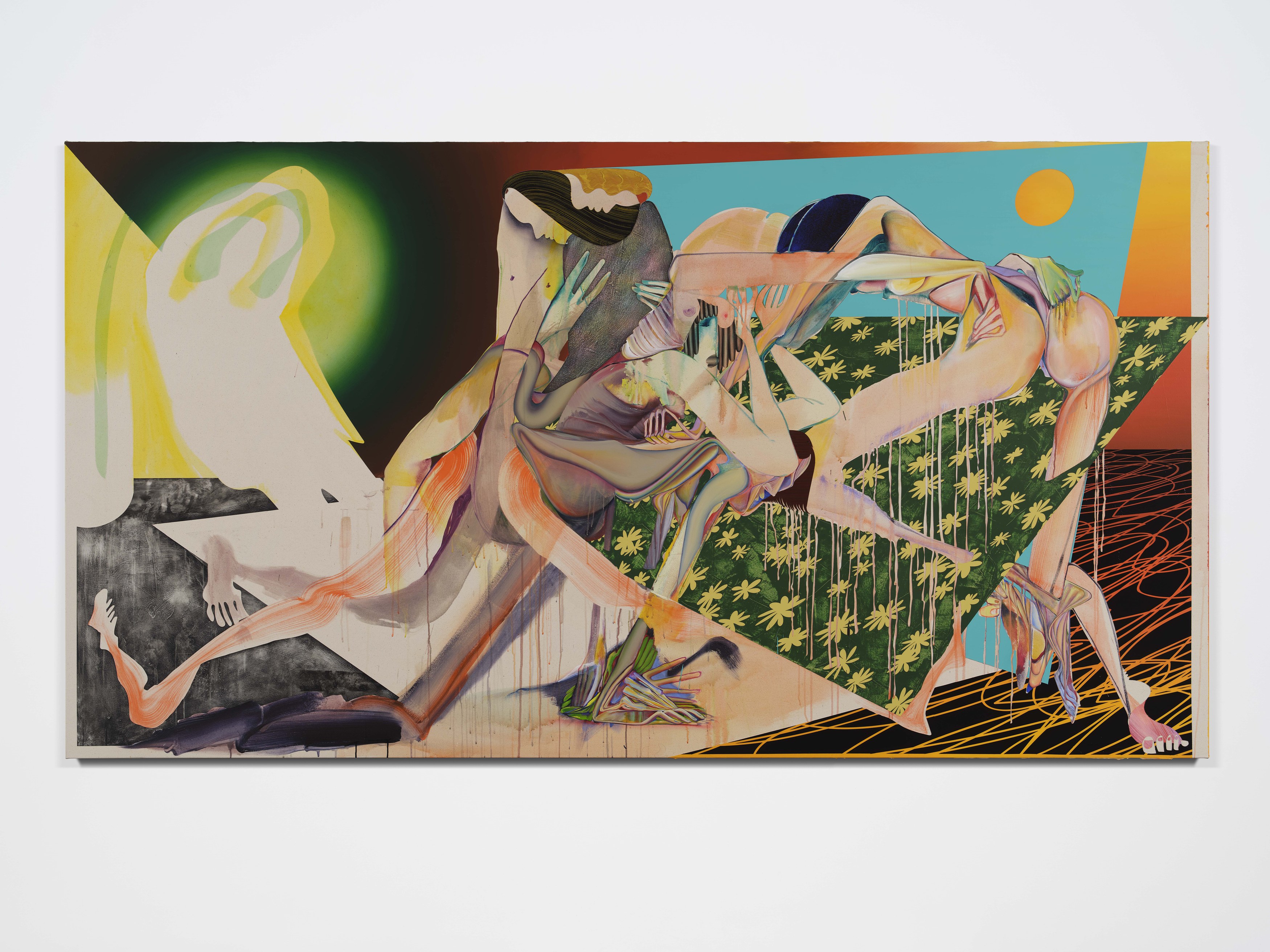 Christina Quarles, The Ground Glows Black at Hauser & Wirth, photo 9