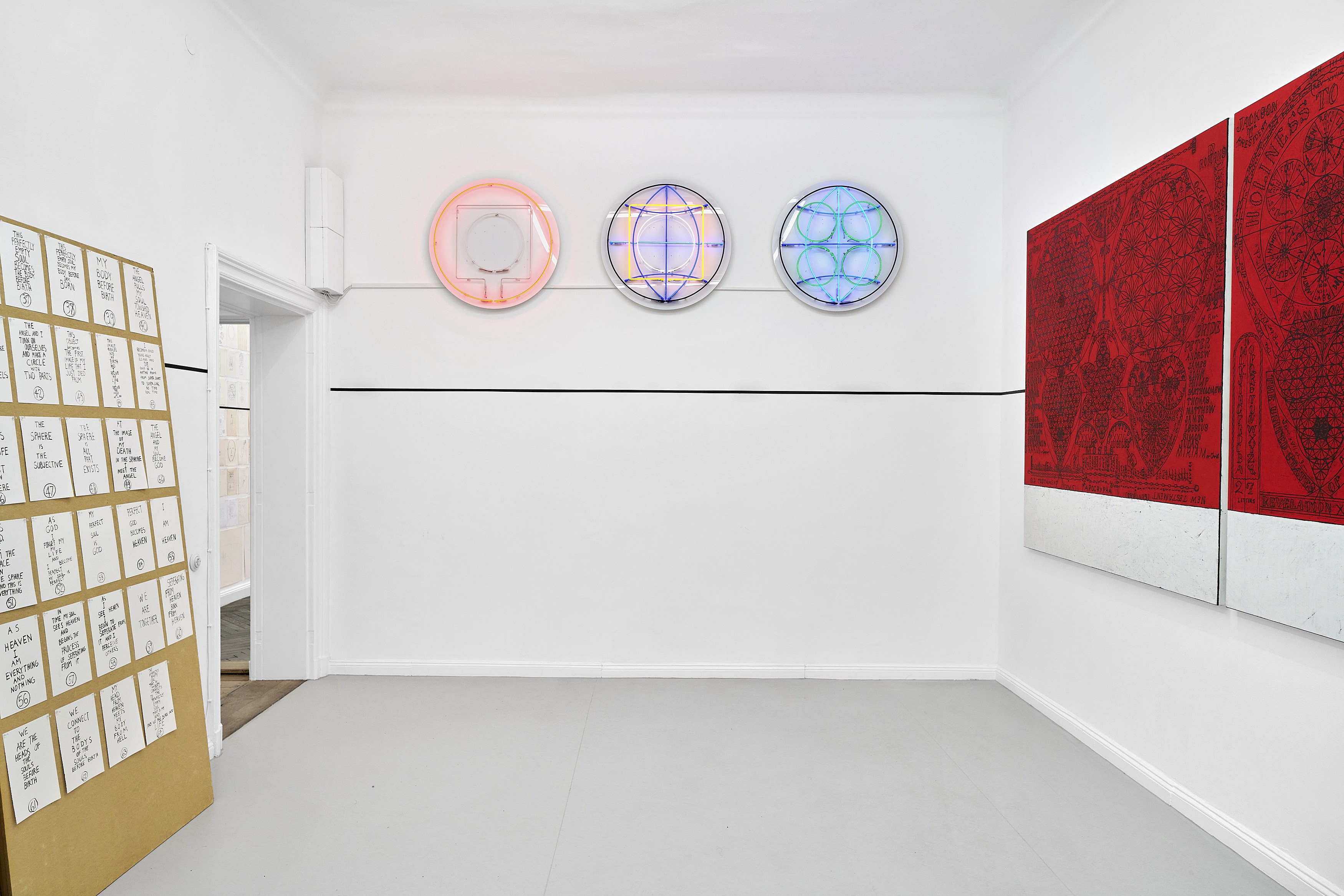 Matt Mullican, ABOVE AND BELOW THE THREE WORLDS at Galerie Thomas Schulte, photo 8