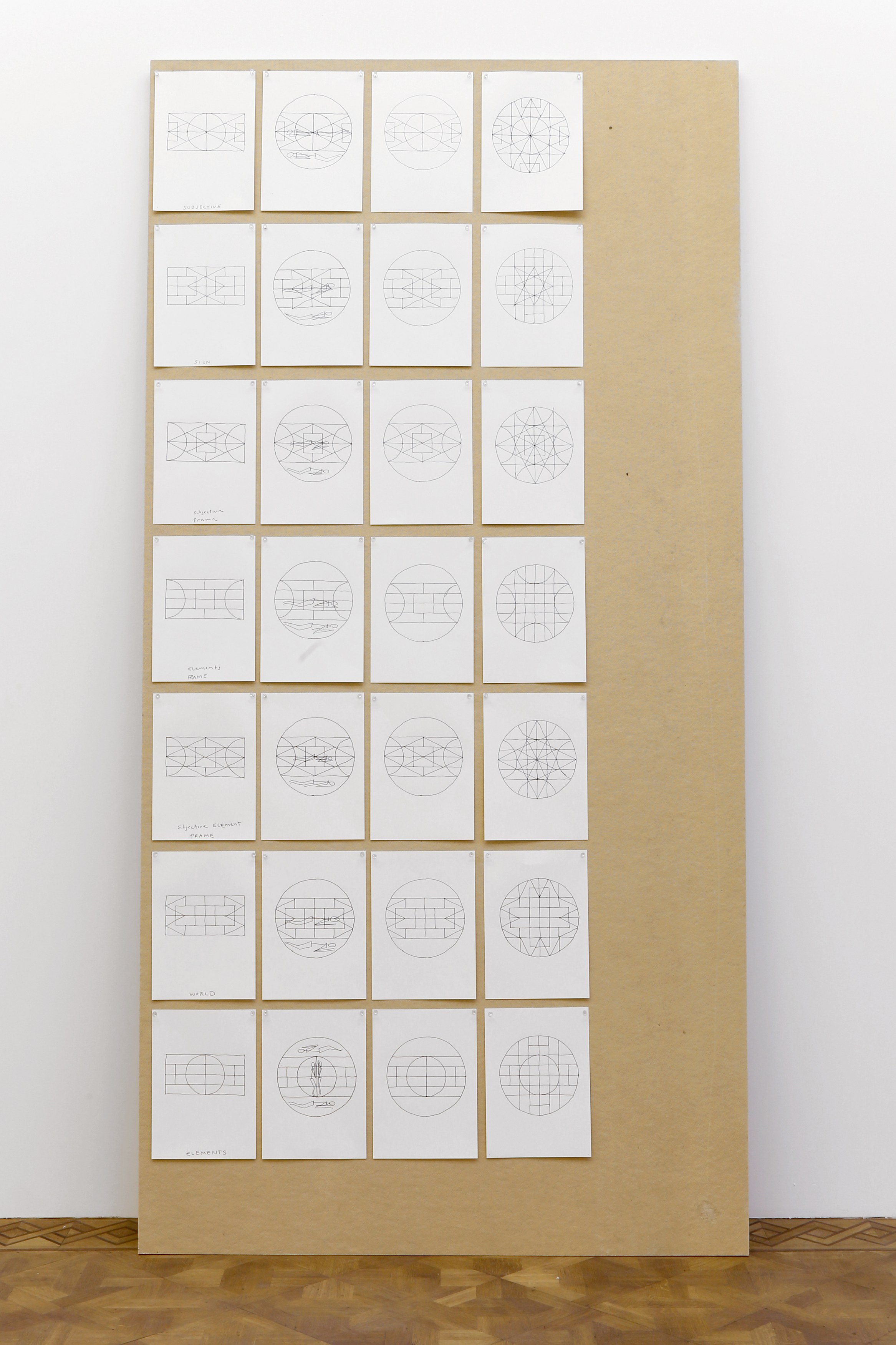 Matt Mullican, ABOVE AND BELOW THE THREE WORLDS at Galerie Thomas Schulte, photo 38