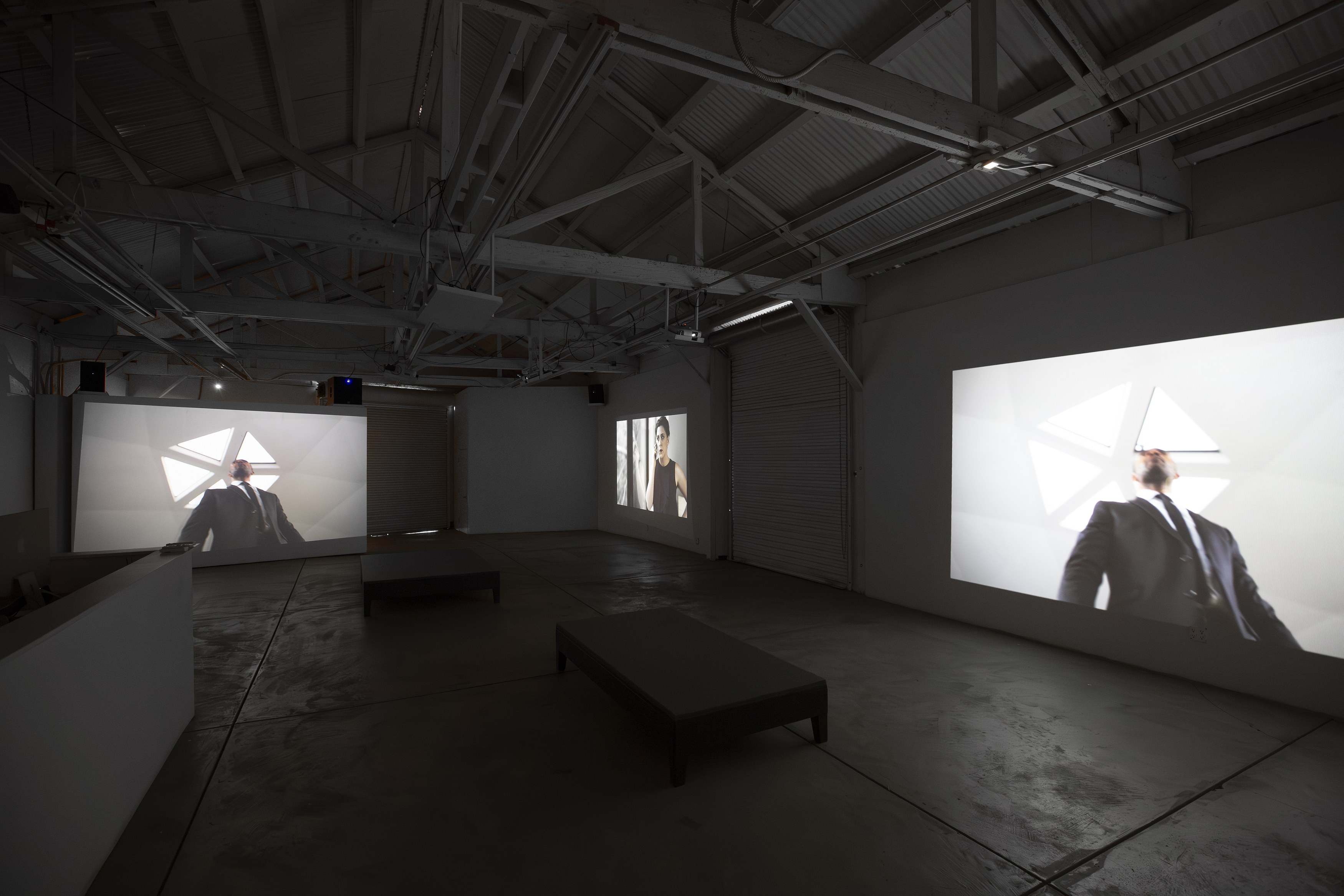 Amanda Beech, Map of the Bomb at Phase Gallery, photo 2