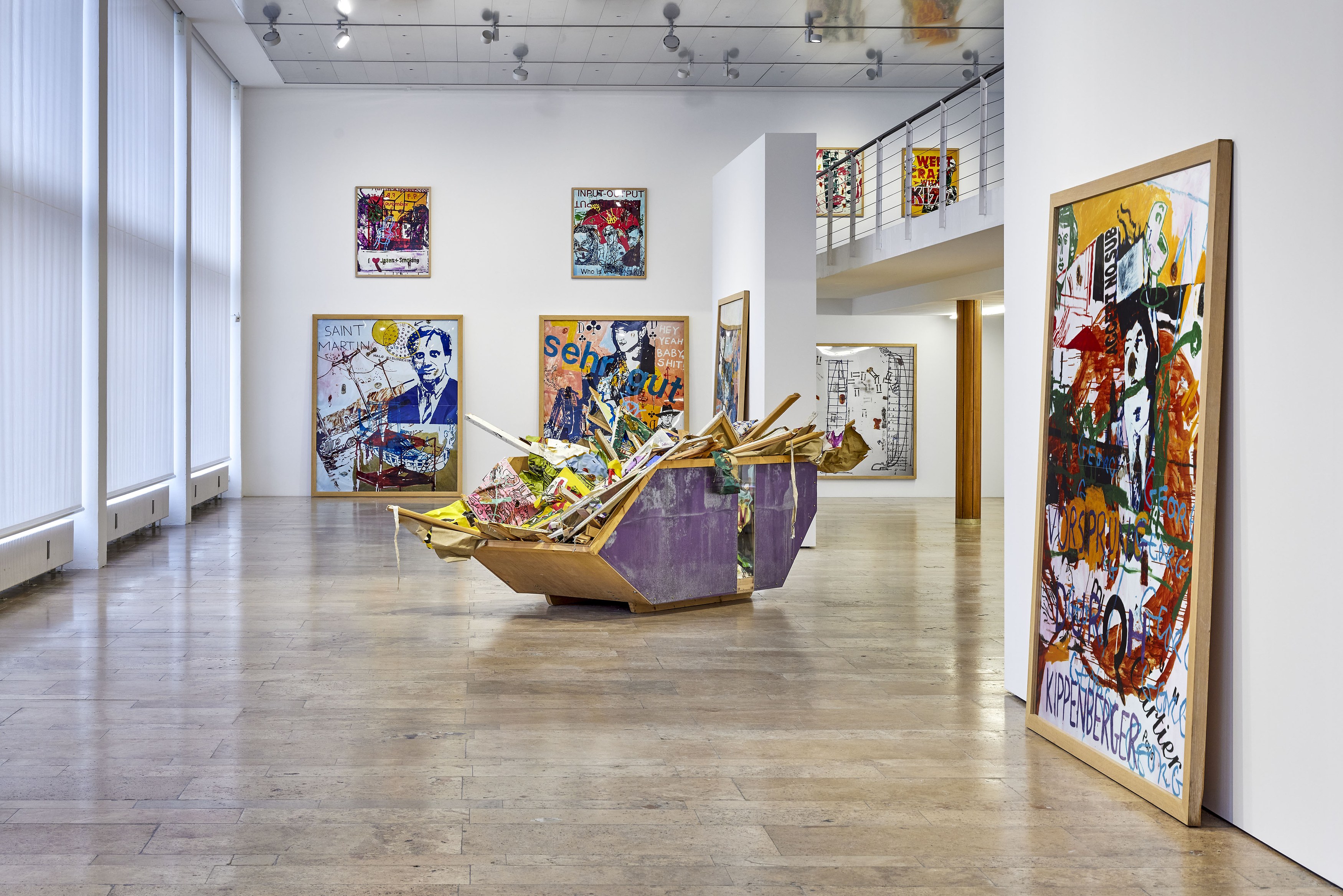 Martin Kippenberger, Heavy Burschi at Capitain Petzel, photo 2