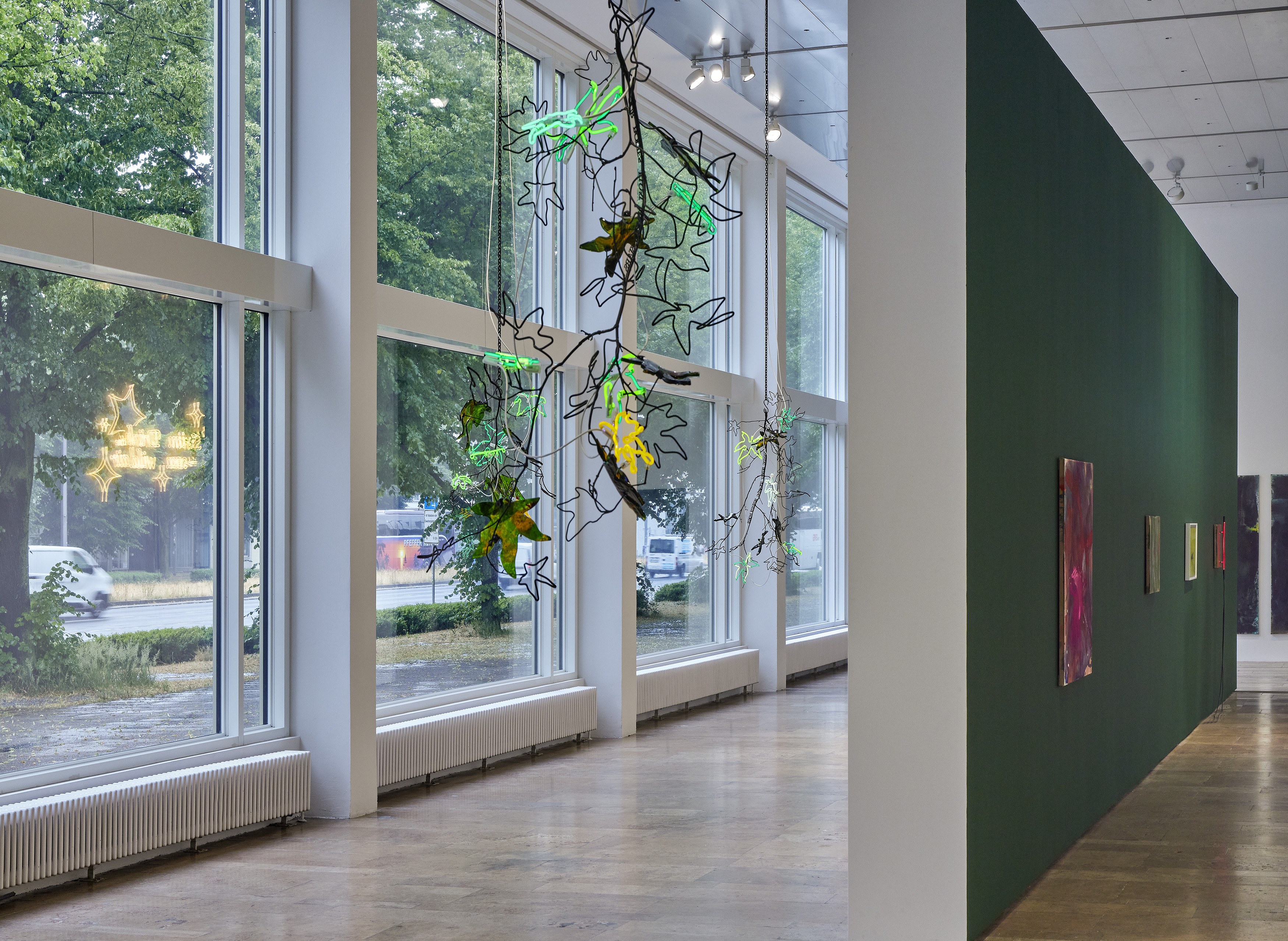 Andrea Bowers, Mary Weatherford, Drink the Wild Air at Capitain Petzel, photo 4