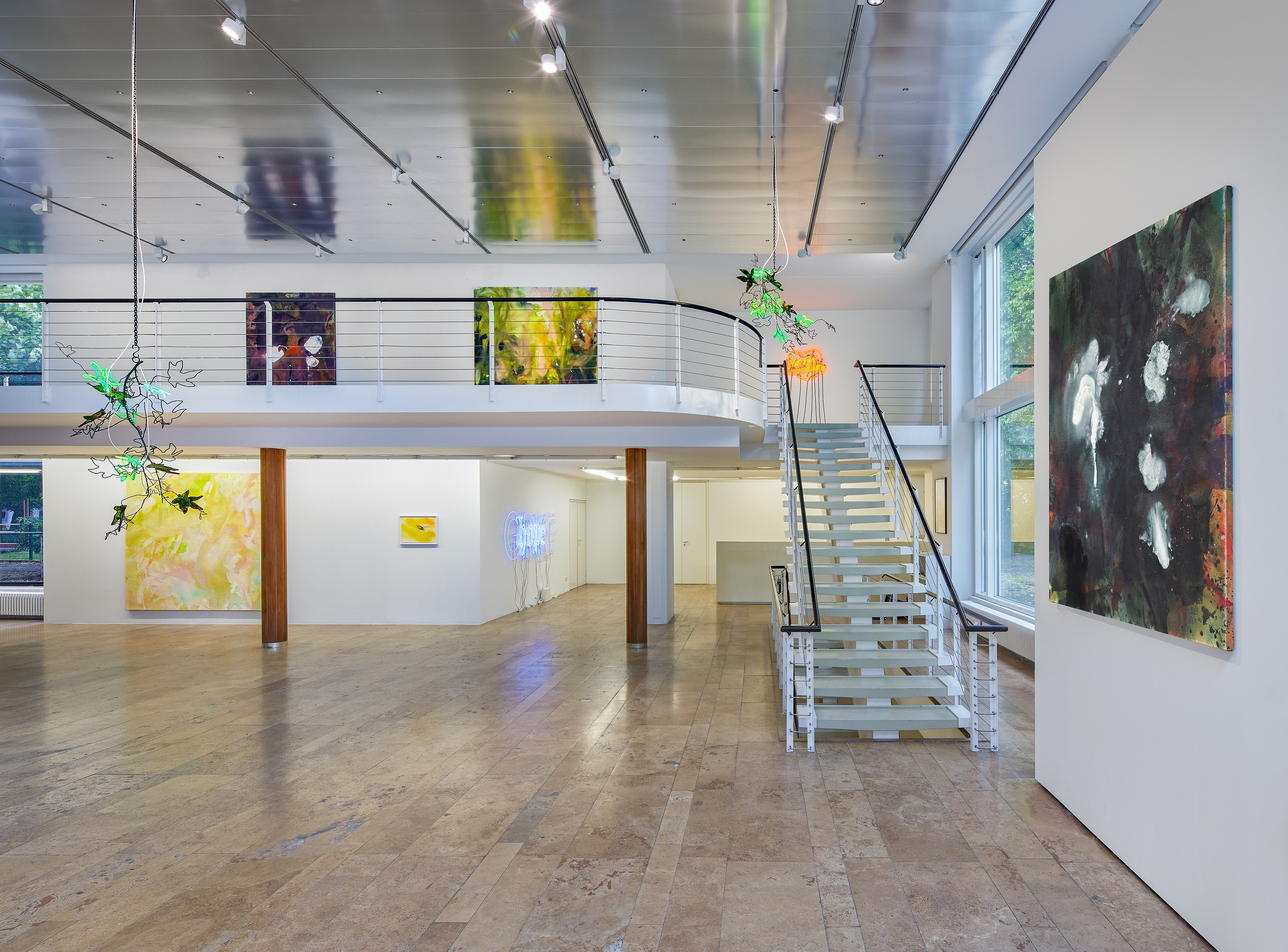 Andrea Bowers, Mary Weatherford, Drink the Wild Air at Capitain Petzel, photo 5