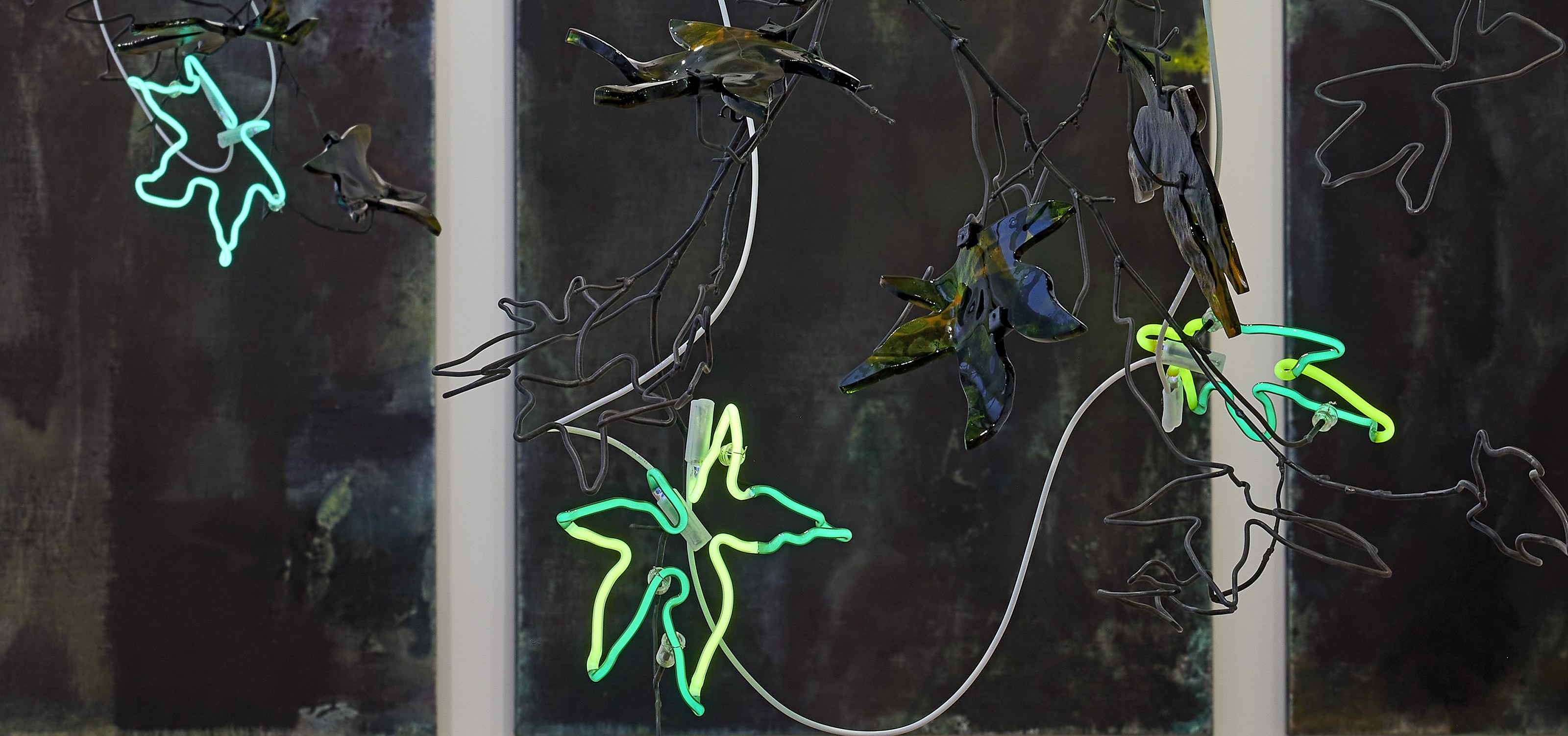 Andrea Bowers, Mary Weatherford, Drink the Wild Air at Capitain Petzel, photo 7