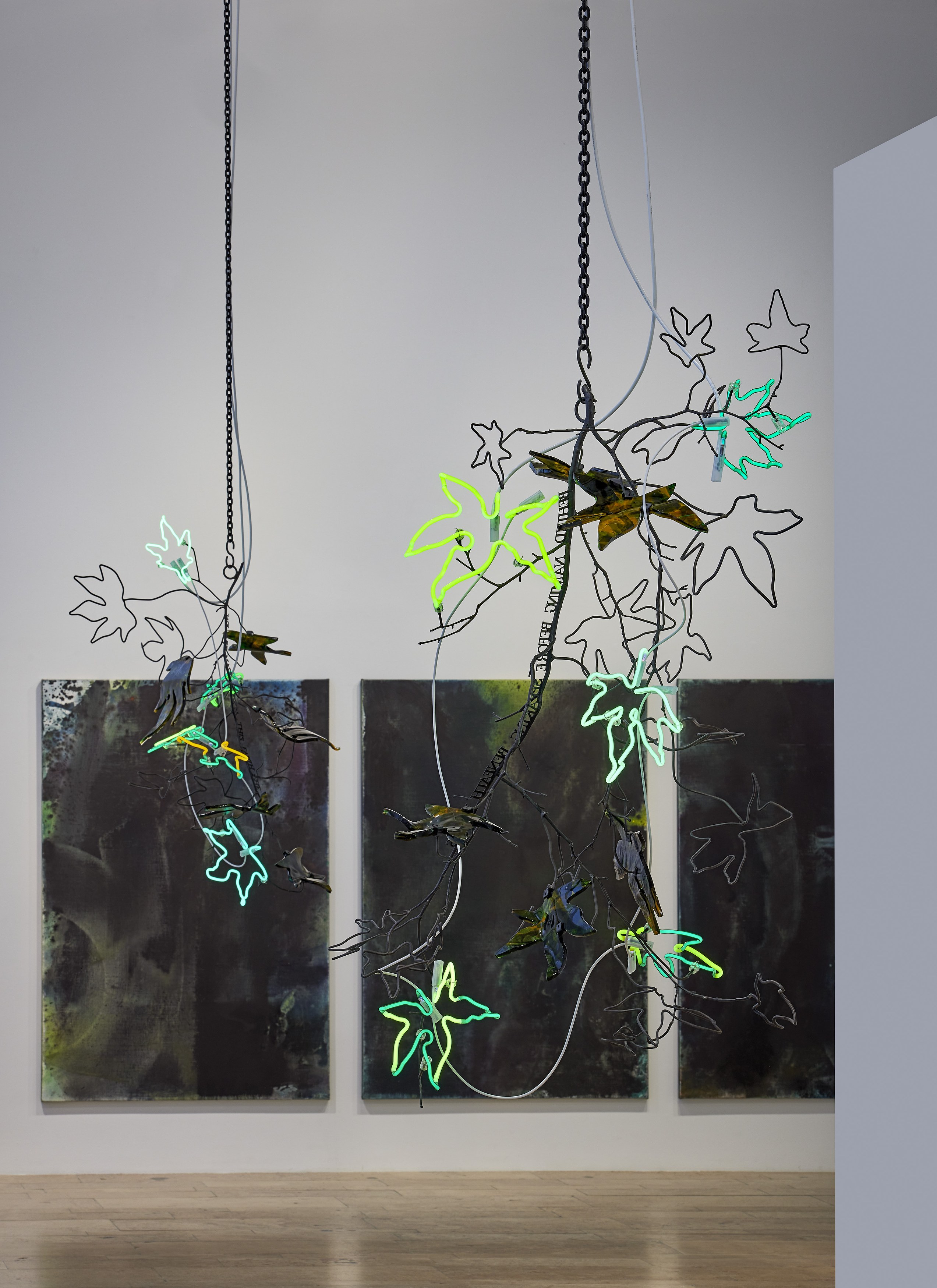 Andrea Bowers, Mary Weatherford, Drink the Wild Air at Capitain Petzel, photo 6